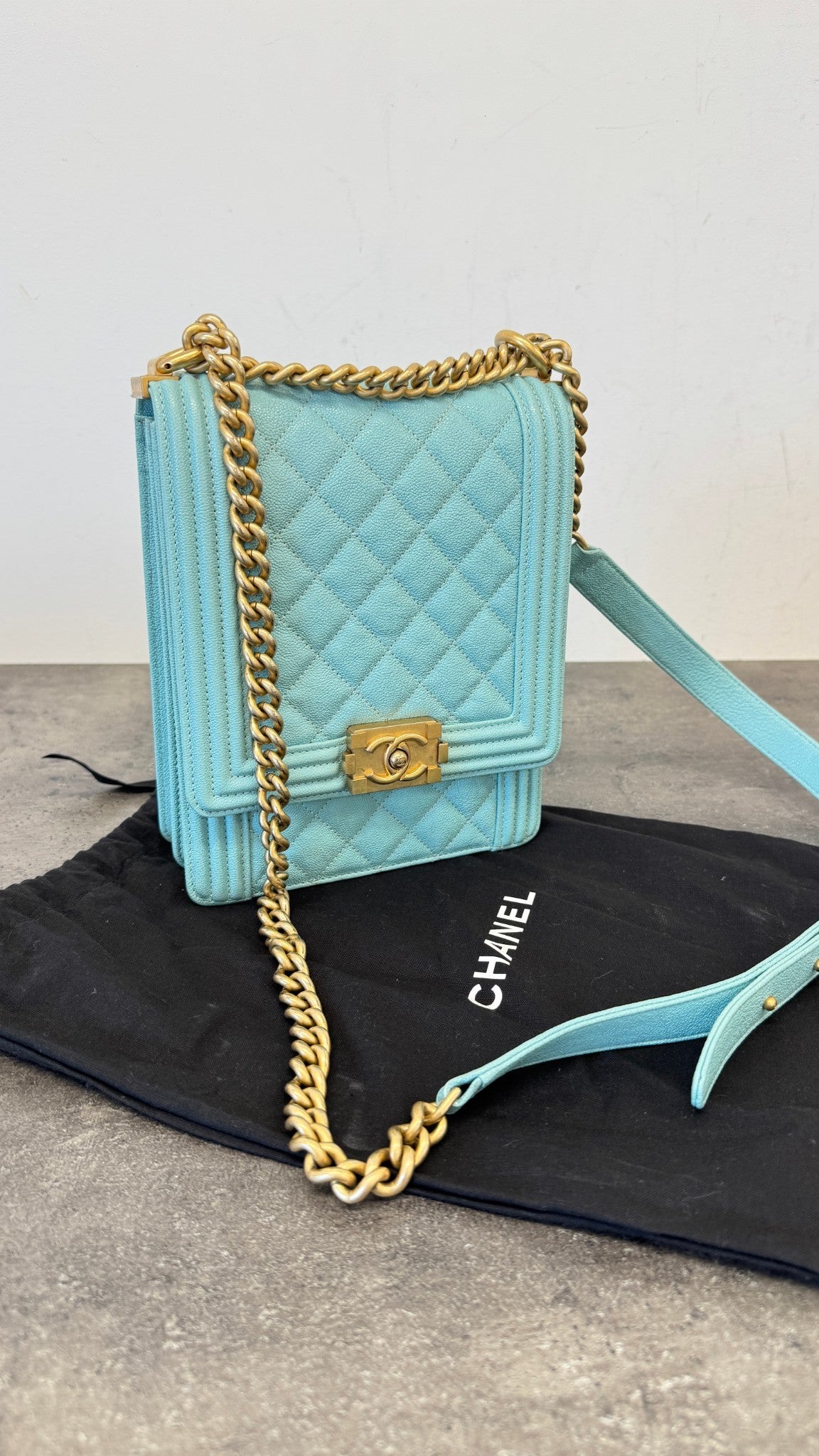 Women's North/South Boy Handbag Blue