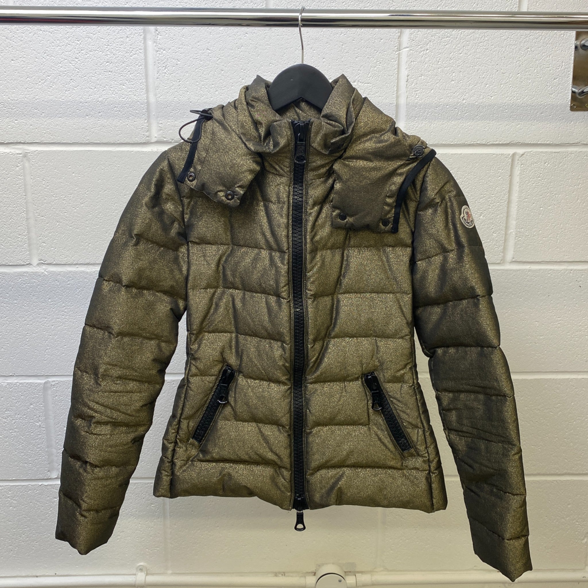 Women's Zorille Down Jacket Gold Size 0 / UK 8