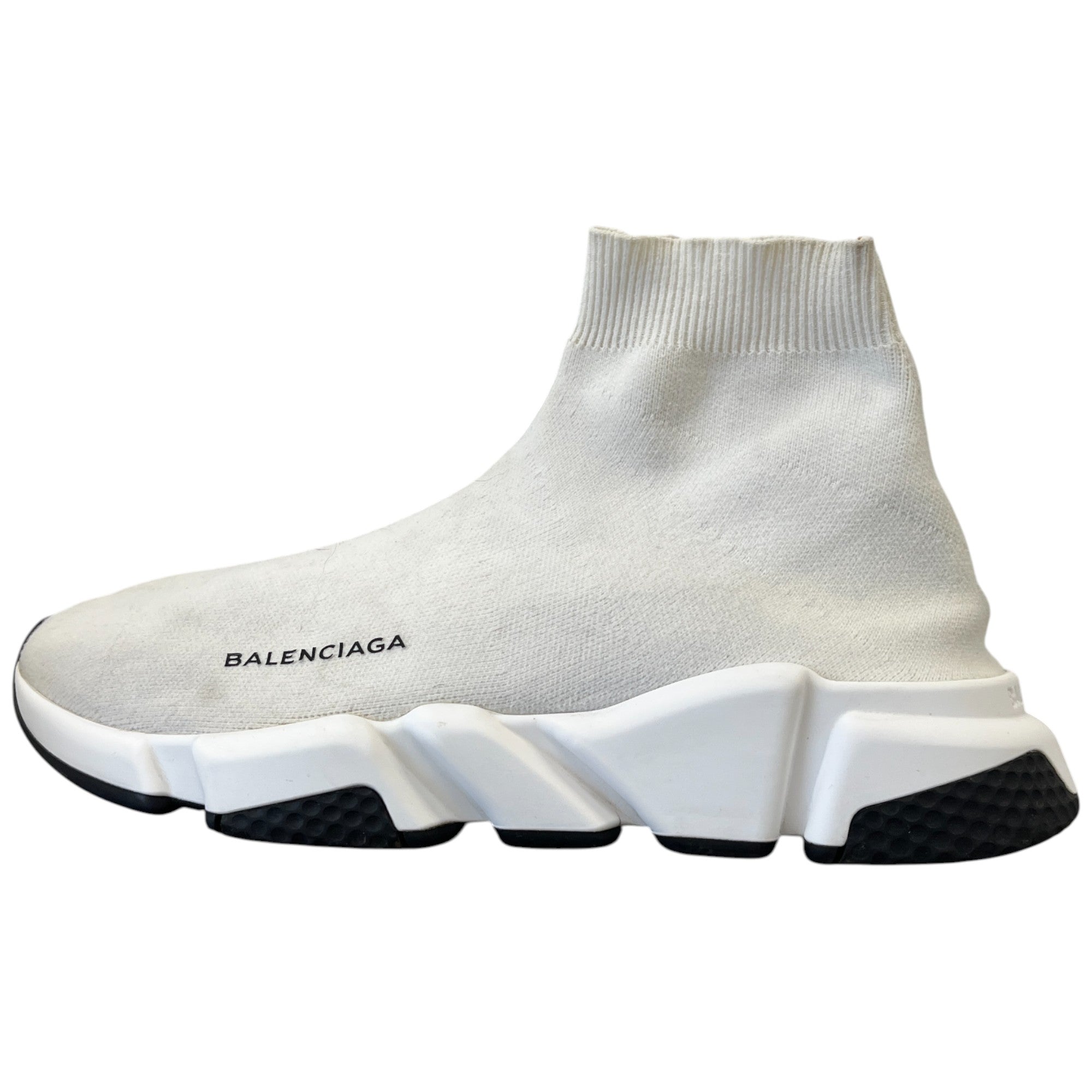 Men's Speed Sock High Trainers White Size EU 41 / UK 7