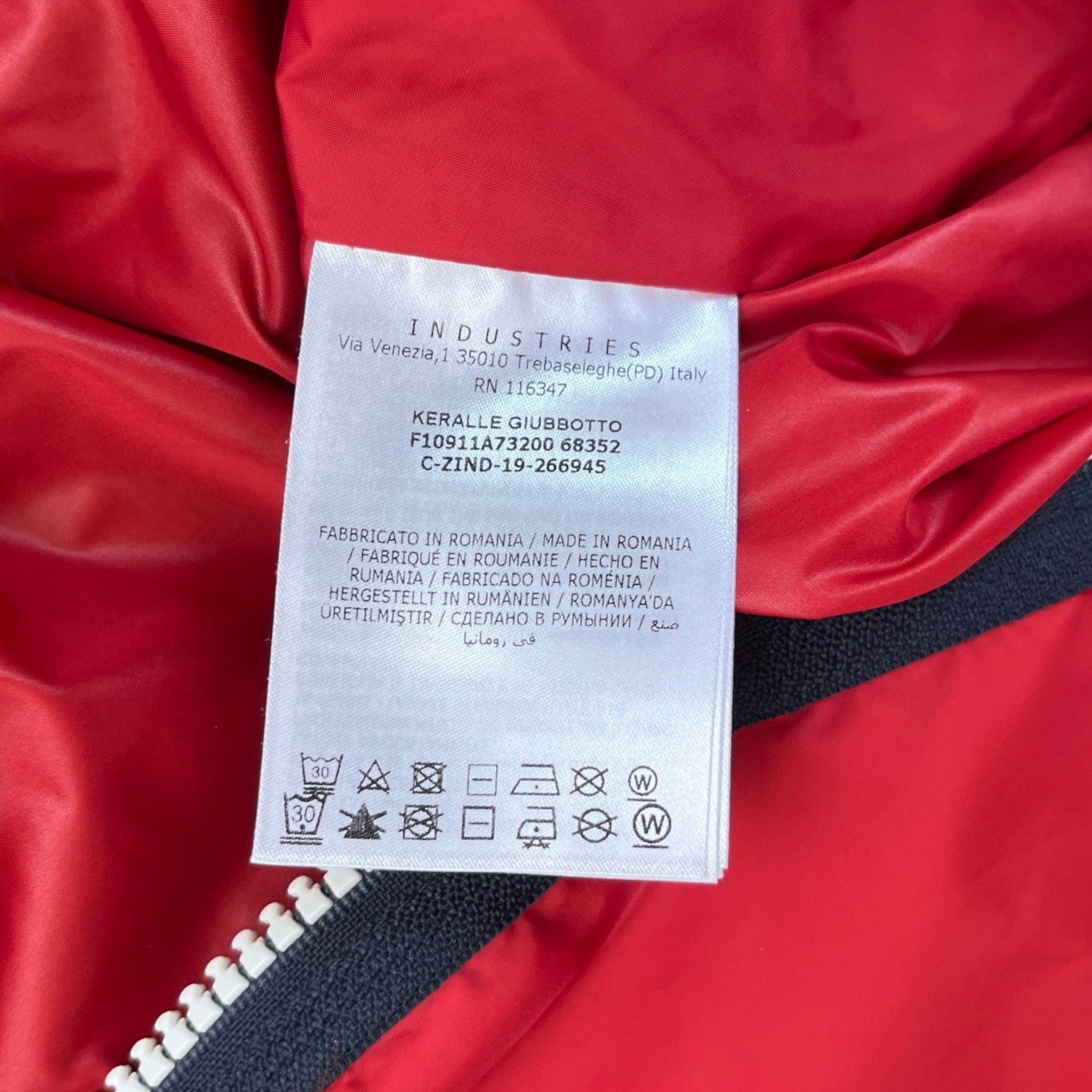 Men's Keralle Windbreaker Red Size 3 / L