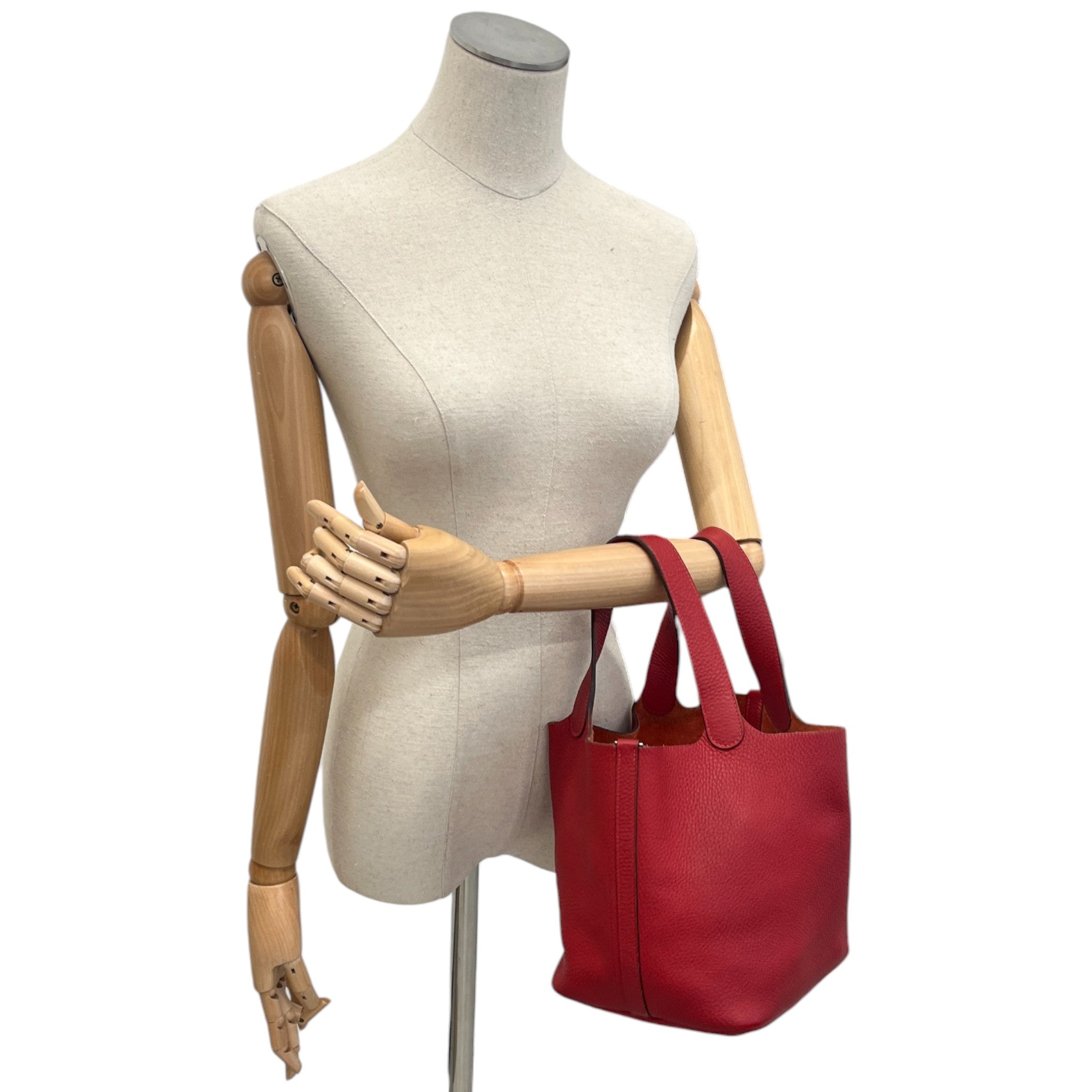 Women's Picotin 22 Clemence Bag Red