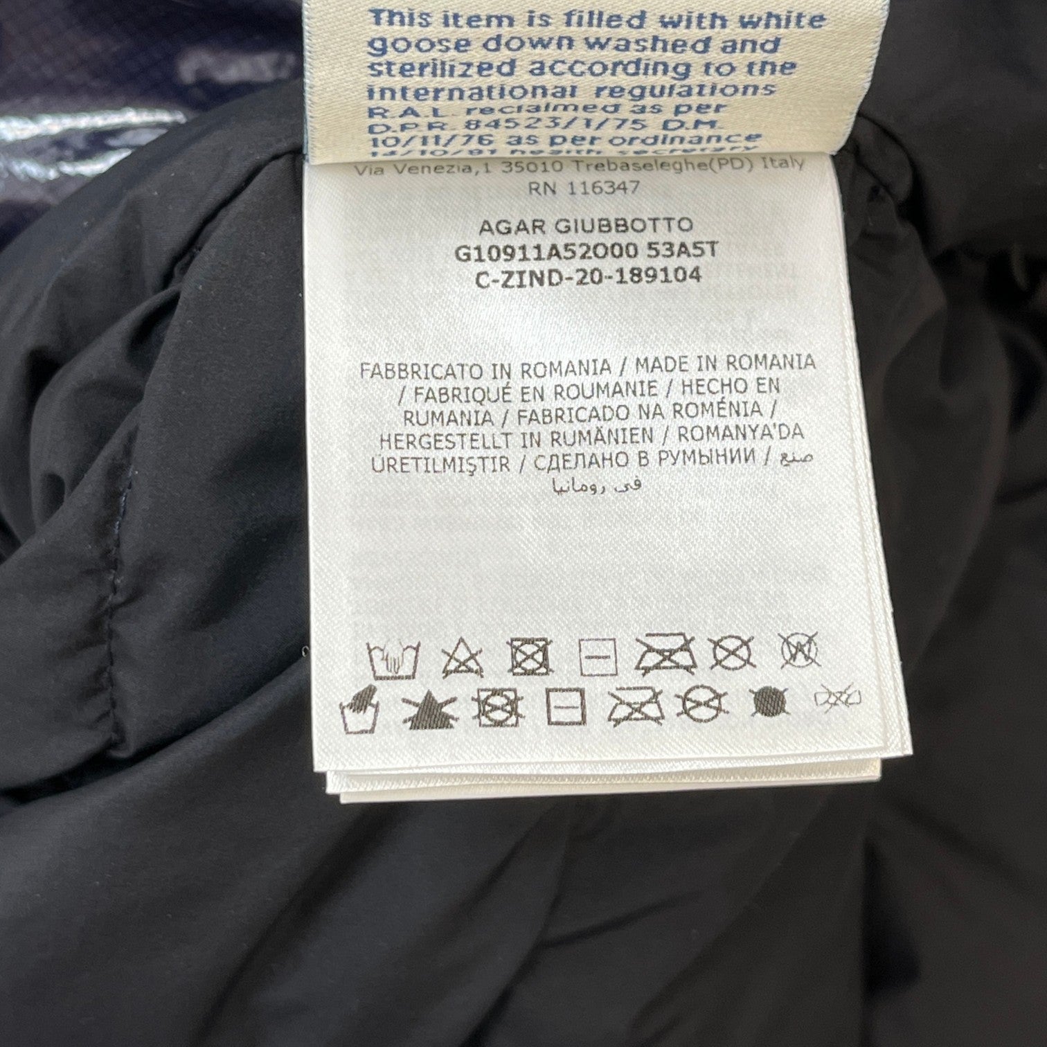Men's Agar Jacket Navy Size 1 / S