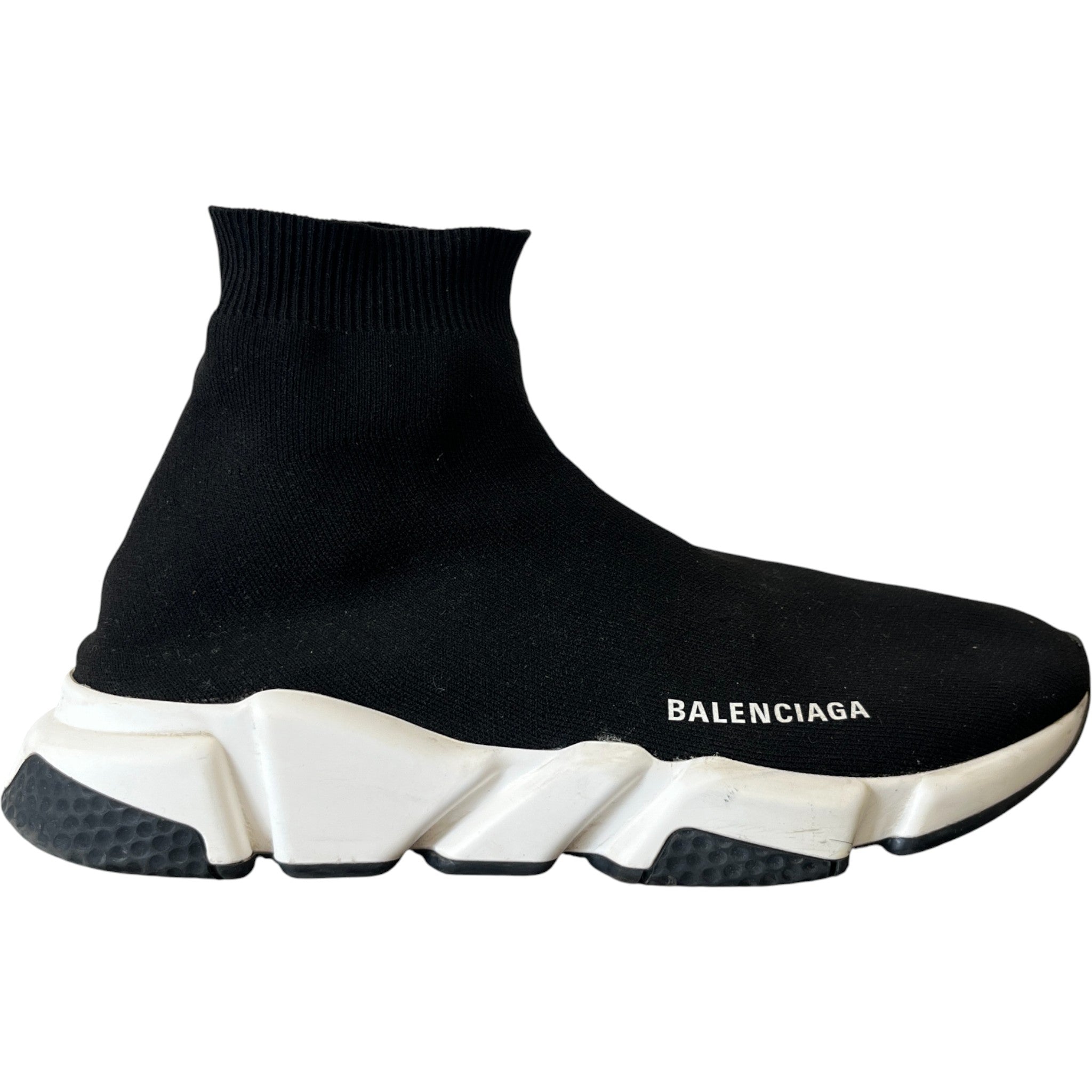 Men's Speed Sock High Trainers Black Size EU 42 / UK 8