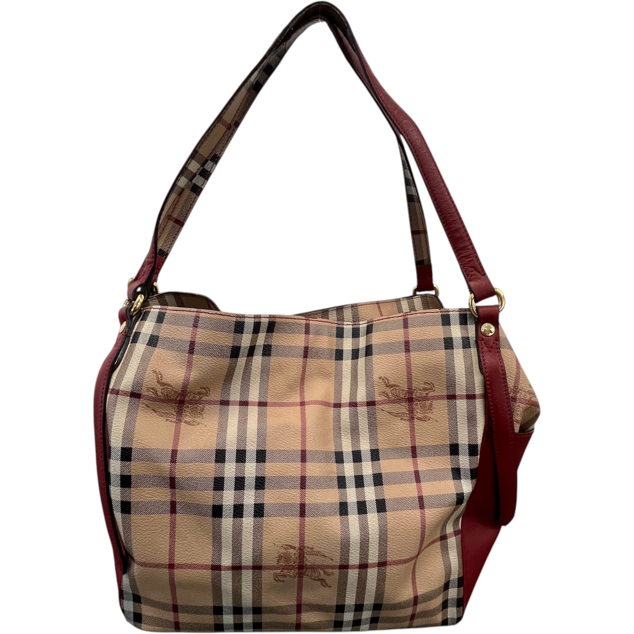Women's Haymarket Check Canterbury Tote Bag Beige