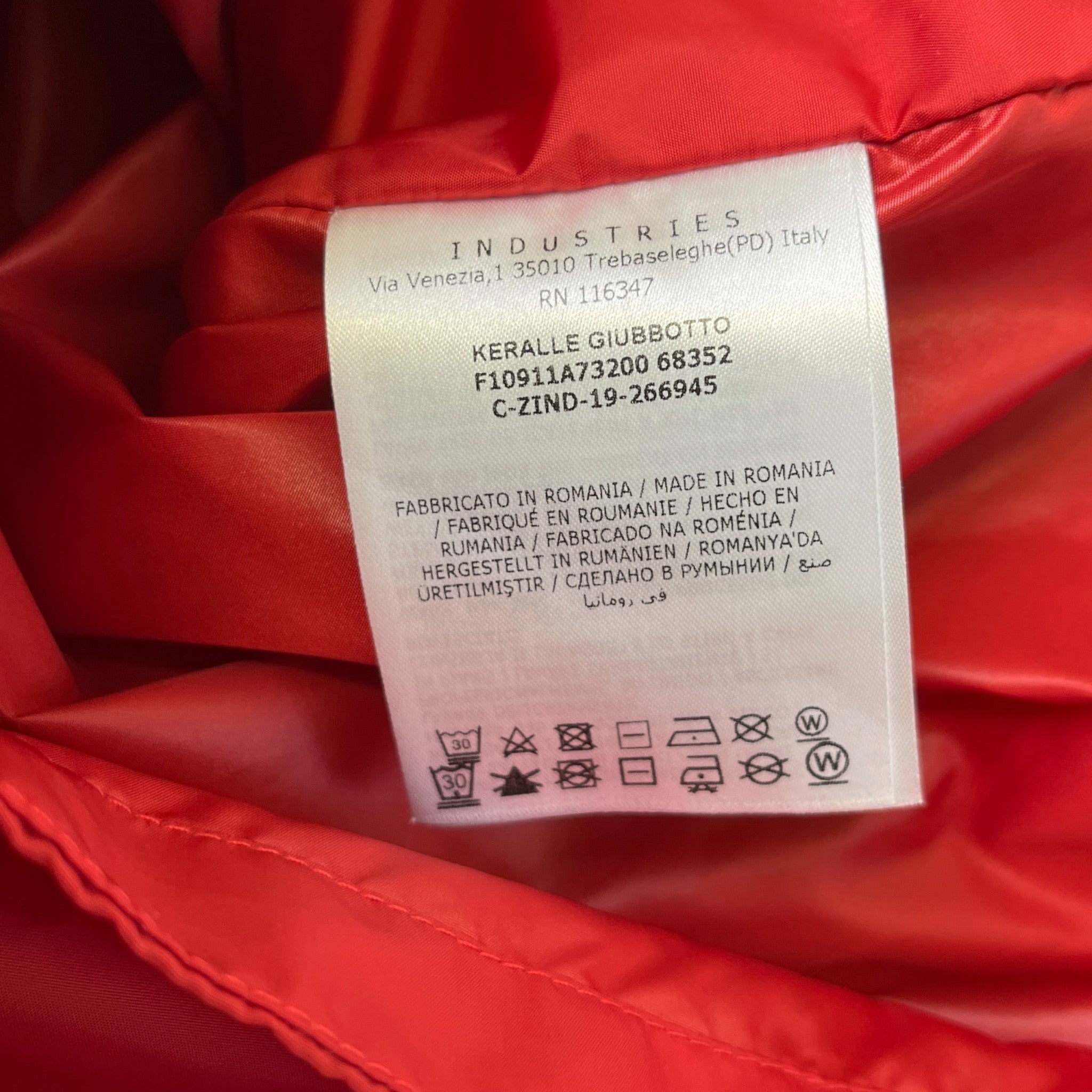 Men's Keralle Windbreaker Red Size 2 / M