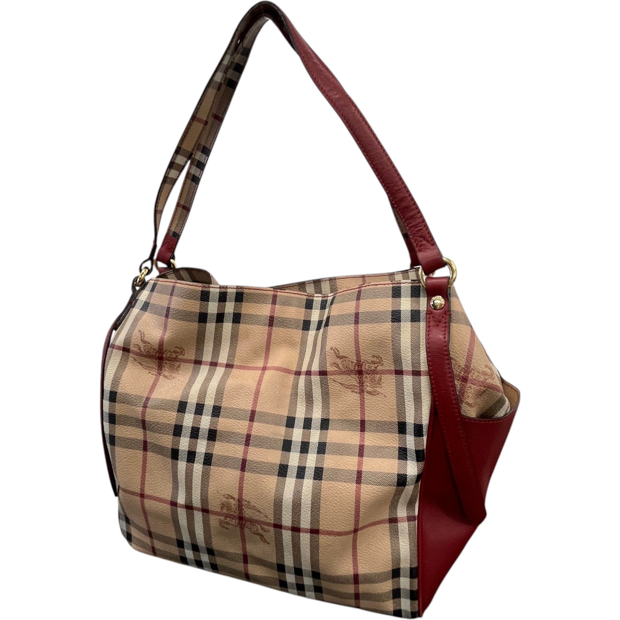 Women's Haymarket Check Canterbury Tote Bag Beige