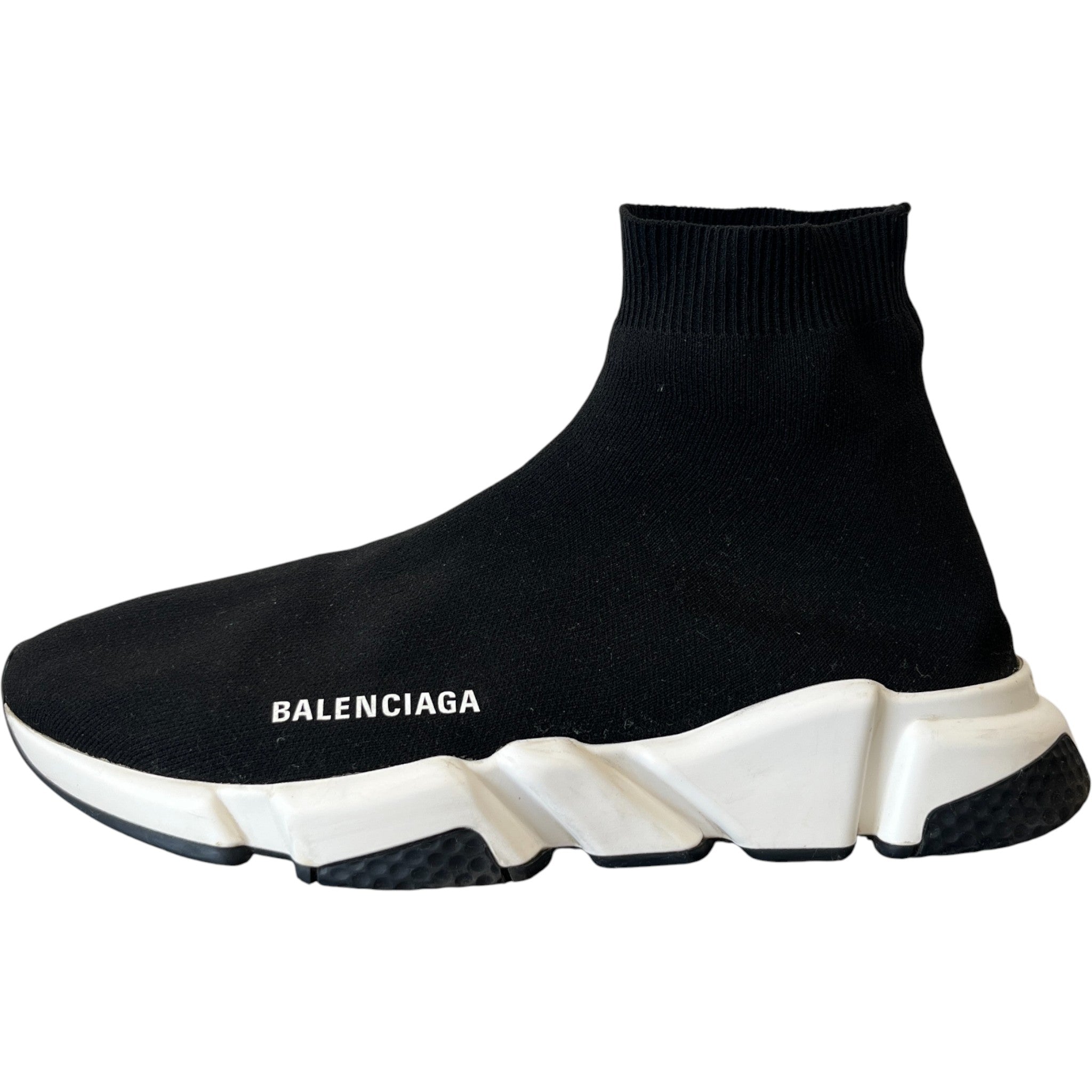 Men's Speed Sock High Trainers Black Size EU 42 / UK 8