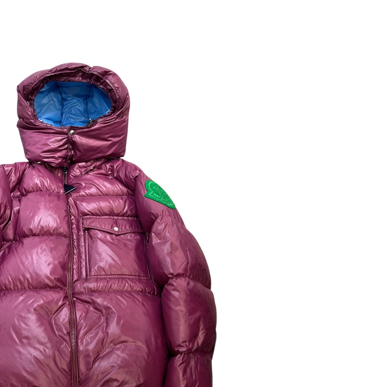 Men's Barthet Down Jacket Burgundy Size 2 / M