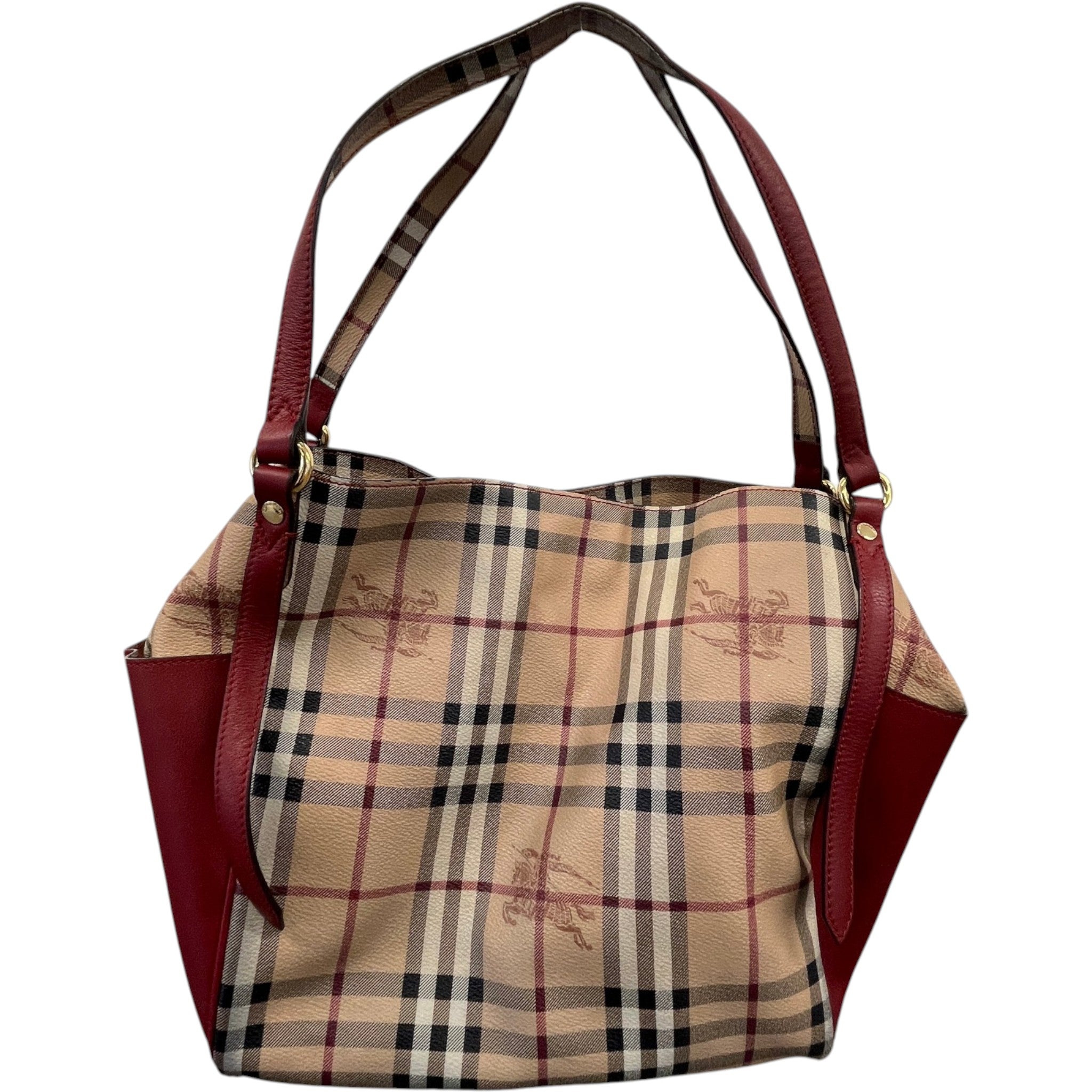 Women's Haymarket Check Canterbury Tote Bag Beige