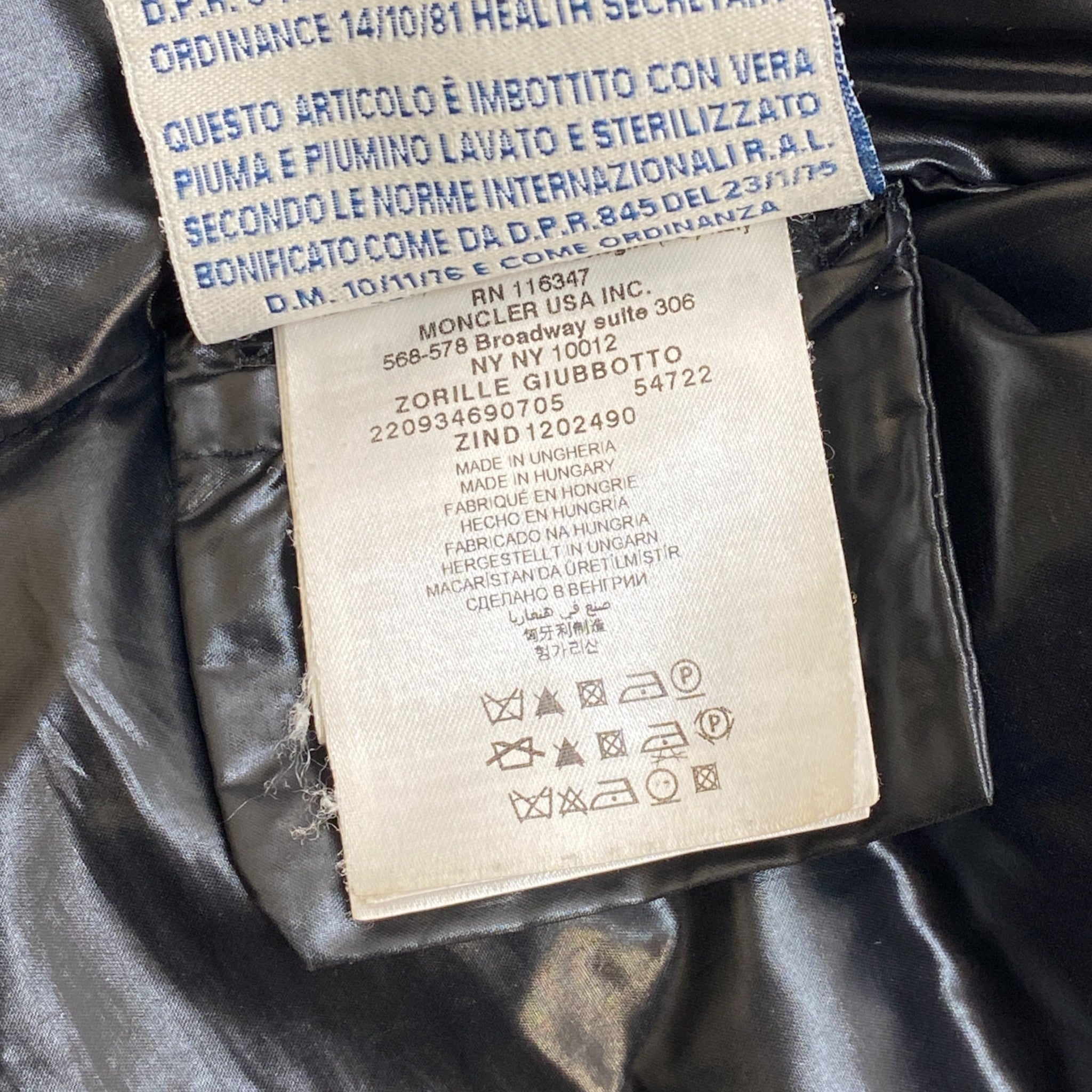 Women's Zorille Down Jacket Gold Size 0 / UK 8