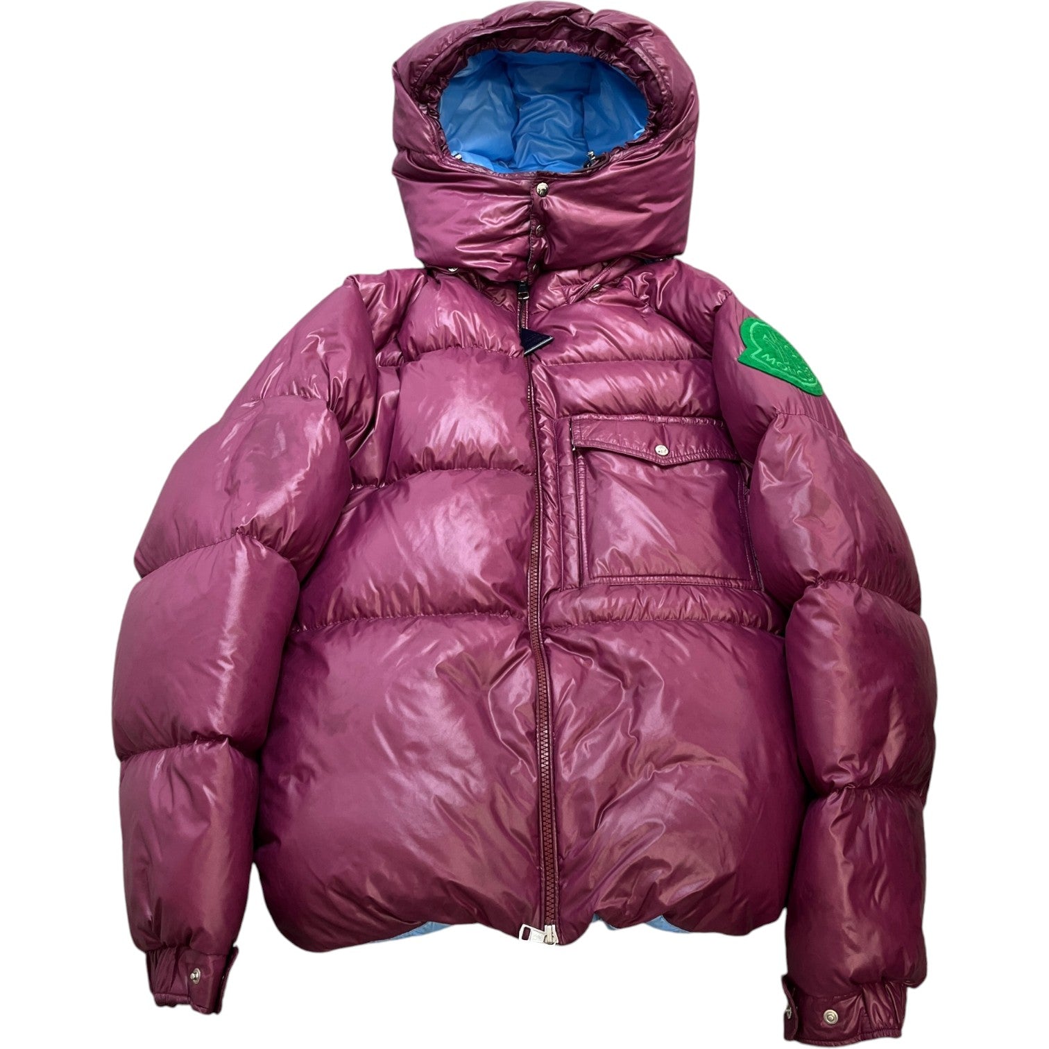 Men's Barthet Down Jacket Burgundy Size 2 / M