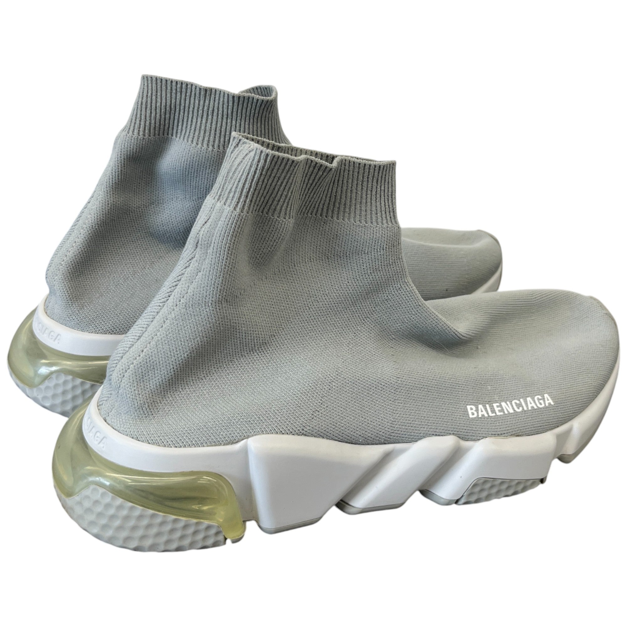 Men's Speed Sock High Trainers Grey Size EU 42 / UK 8