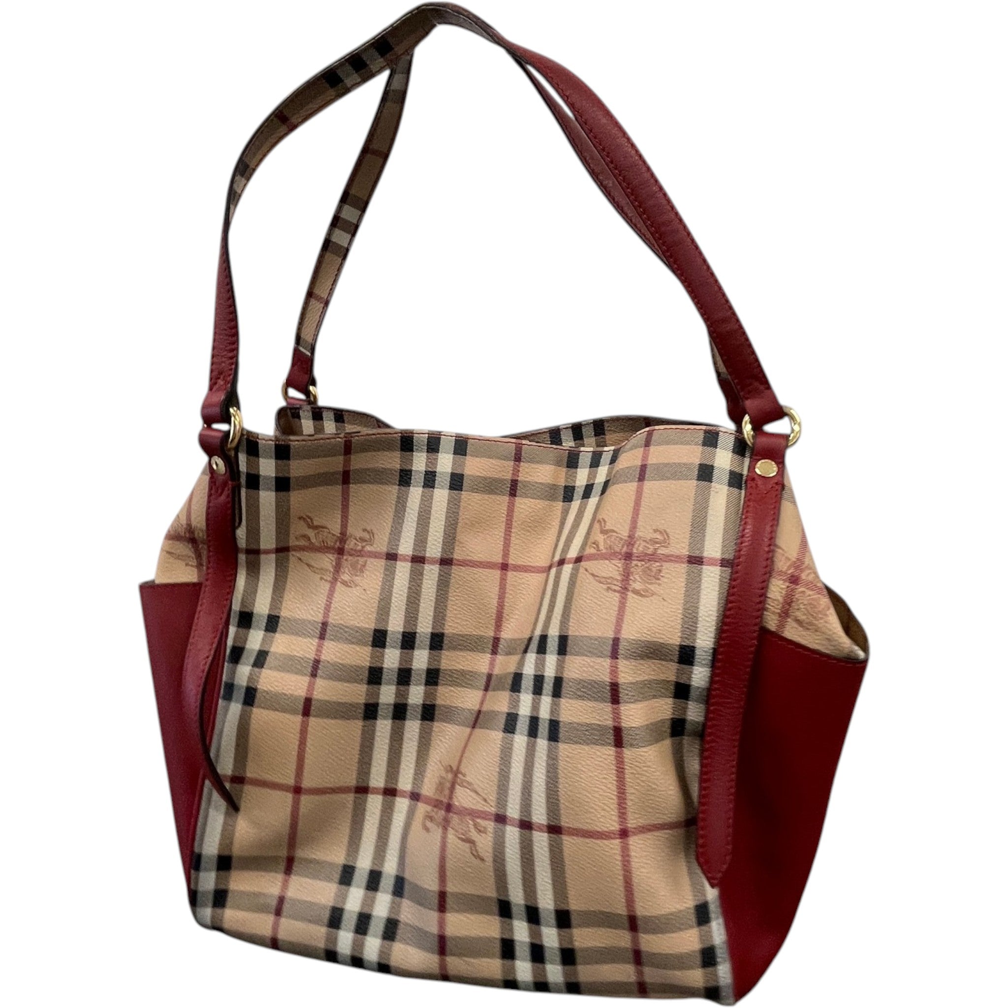Women's Haymarket Check Canterbury Tote Bag Beige