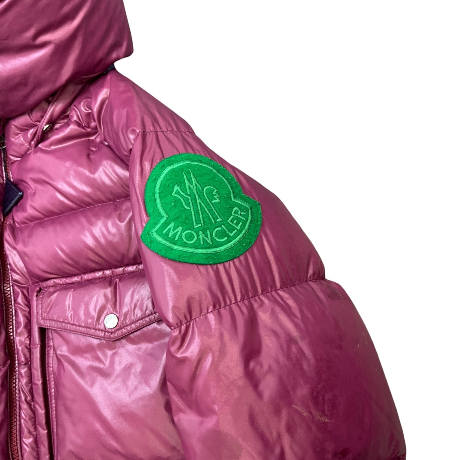 Men's Barthet Down Jacket Burgundy Size 2 / M