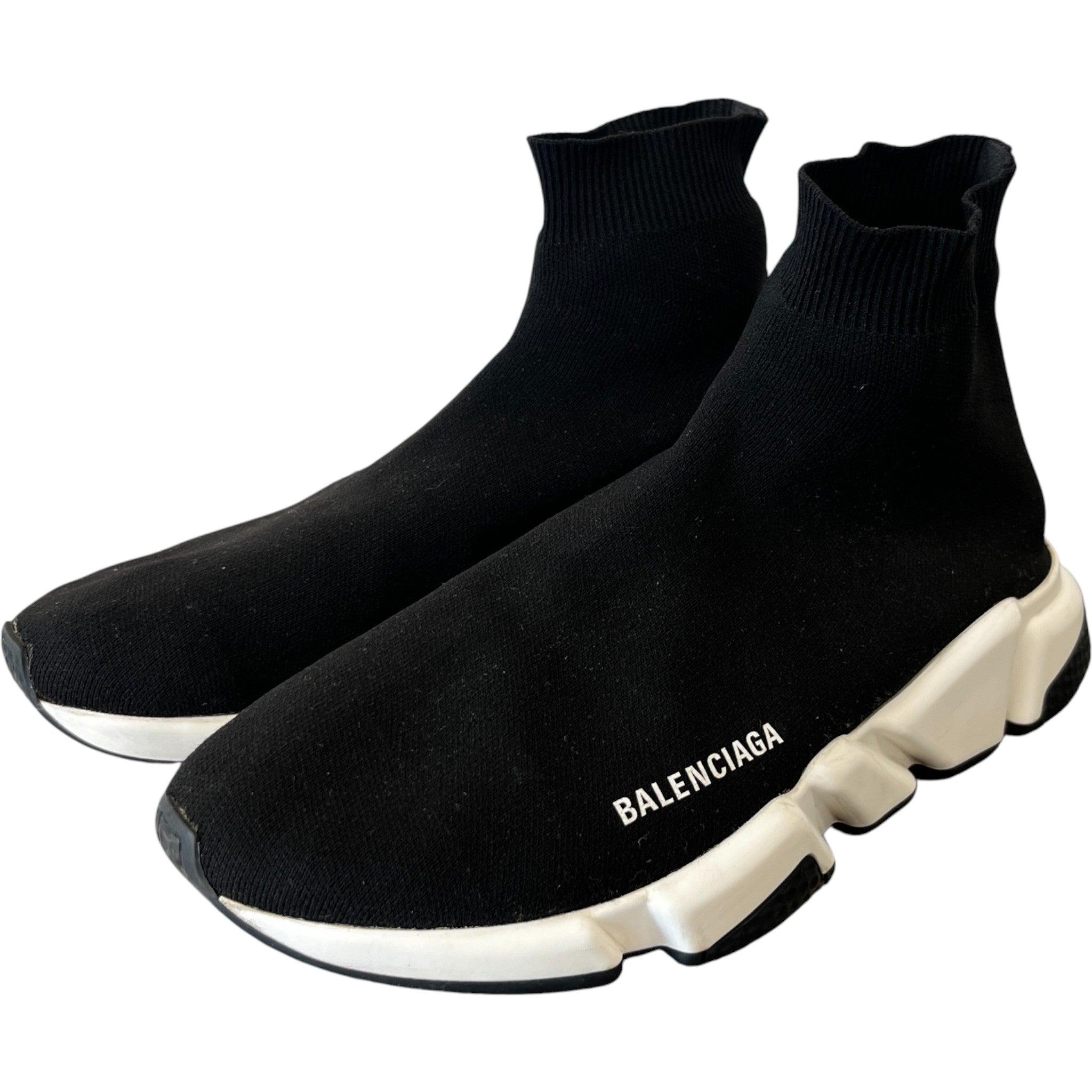 Men's Speed Sock High Trainers Black Size EU 42 / UK 8