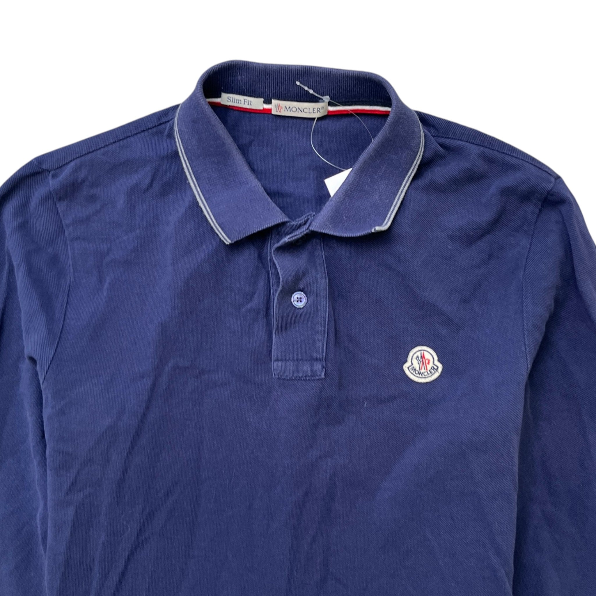 Men's Maglia Polo Shirt Navy Size S