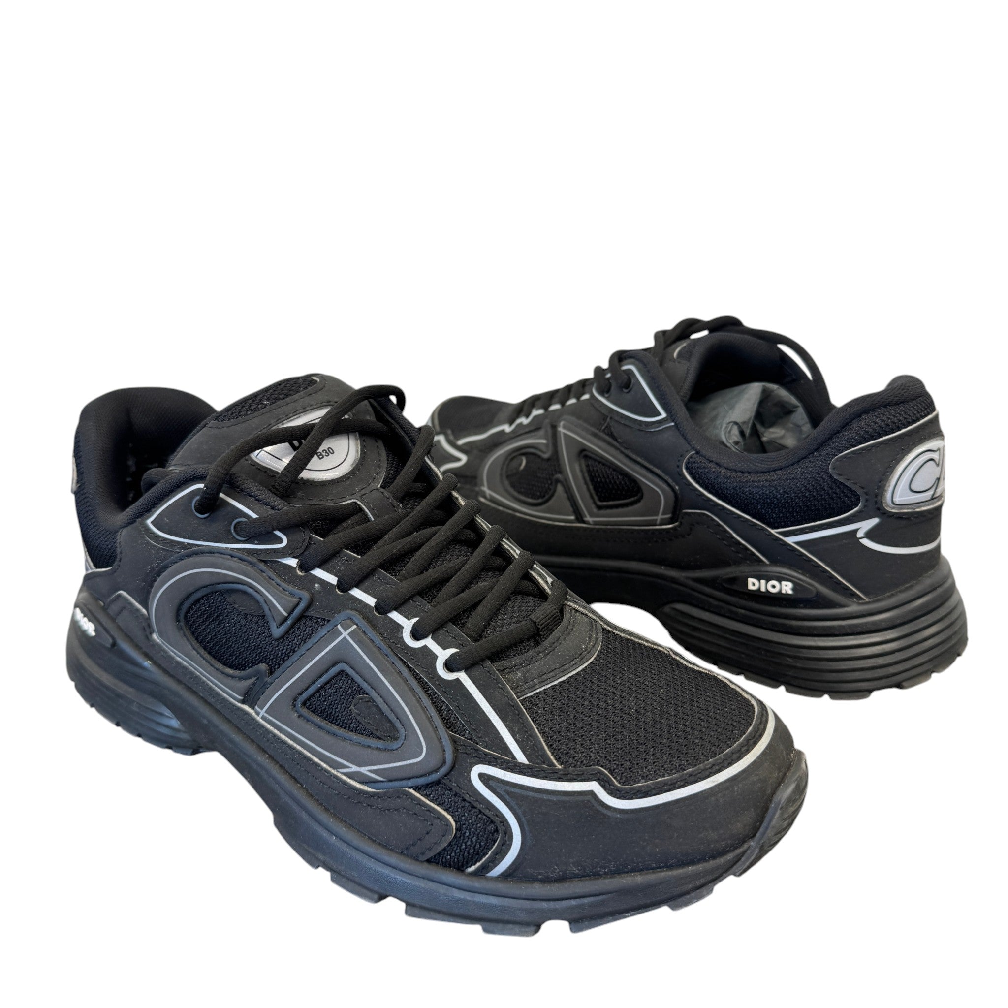 Men's B30 Low Trainers Black Size EU 42 / UK 8