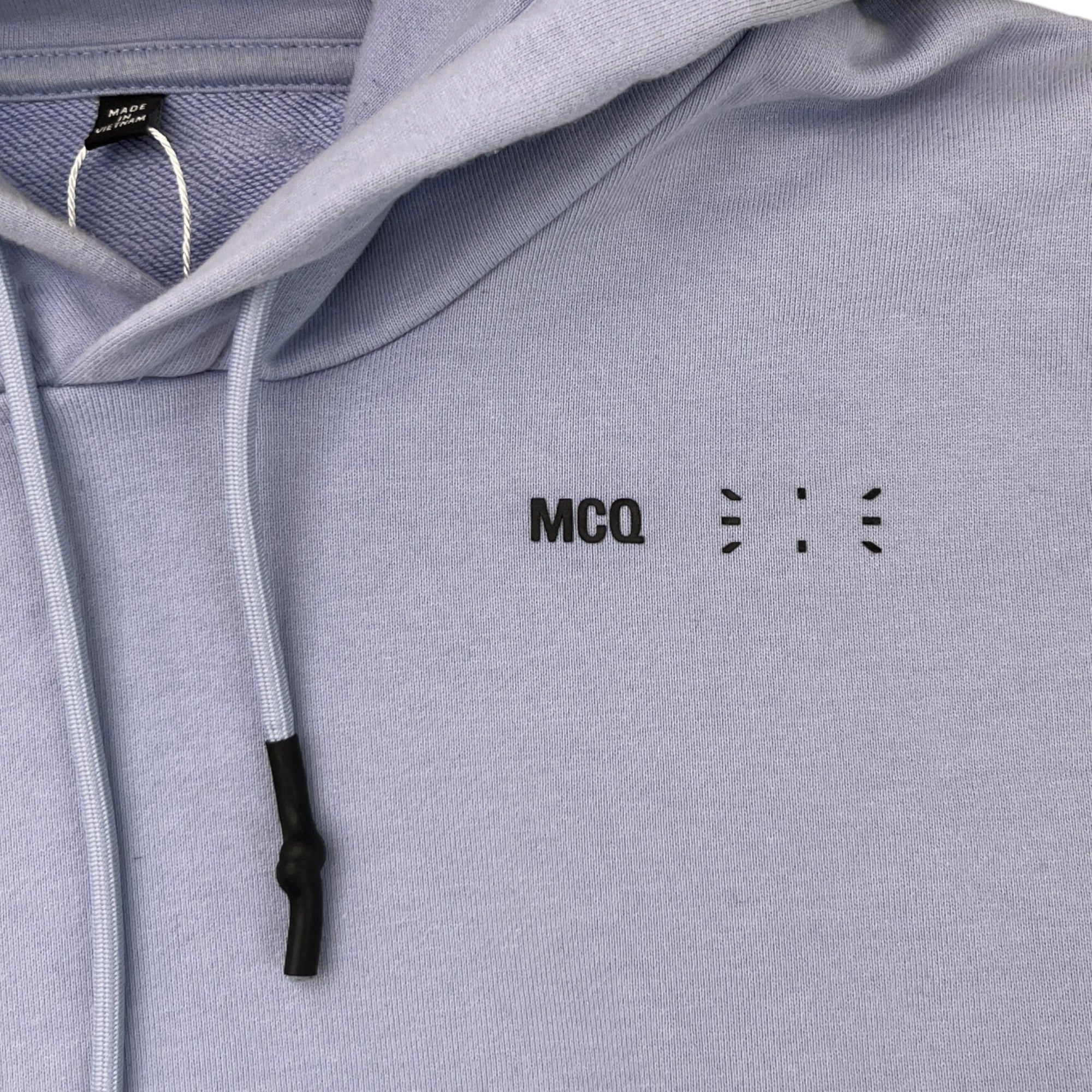 Men's Logo Print Hoodie Purple Size XL