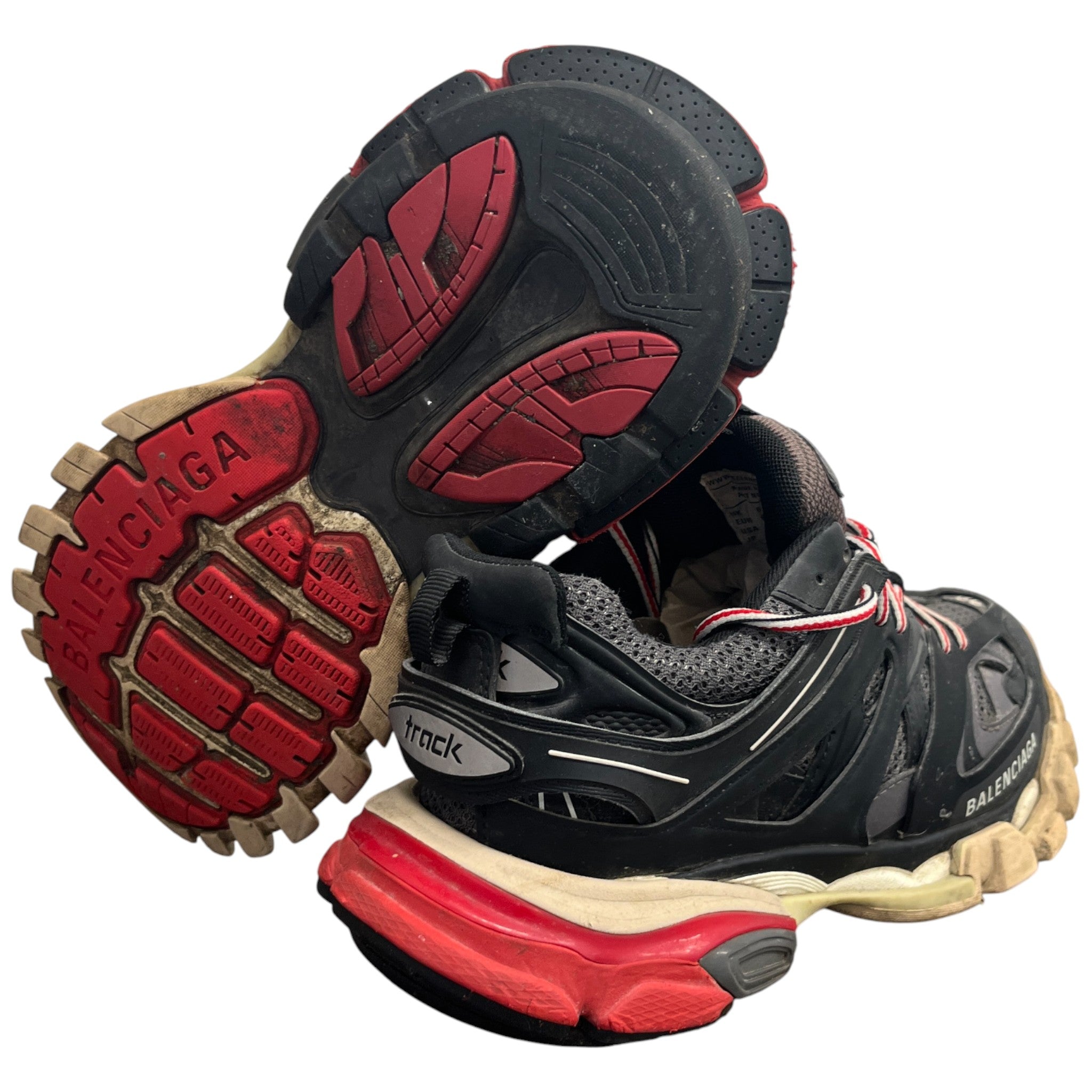 Men's Track Low Trainers Black Size EU 40 / UK 6