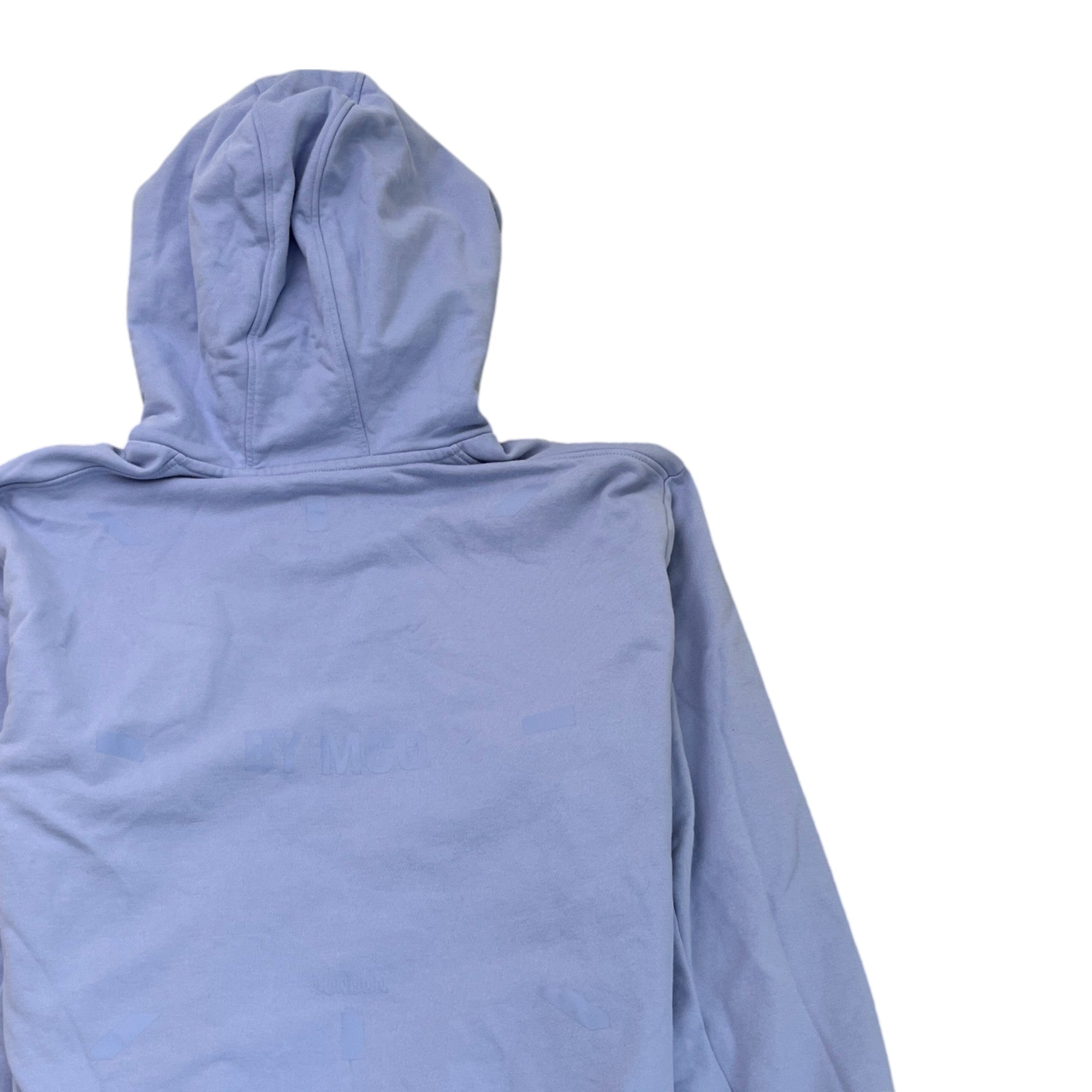 Men's Logo Print Hoodie Purple Size XL