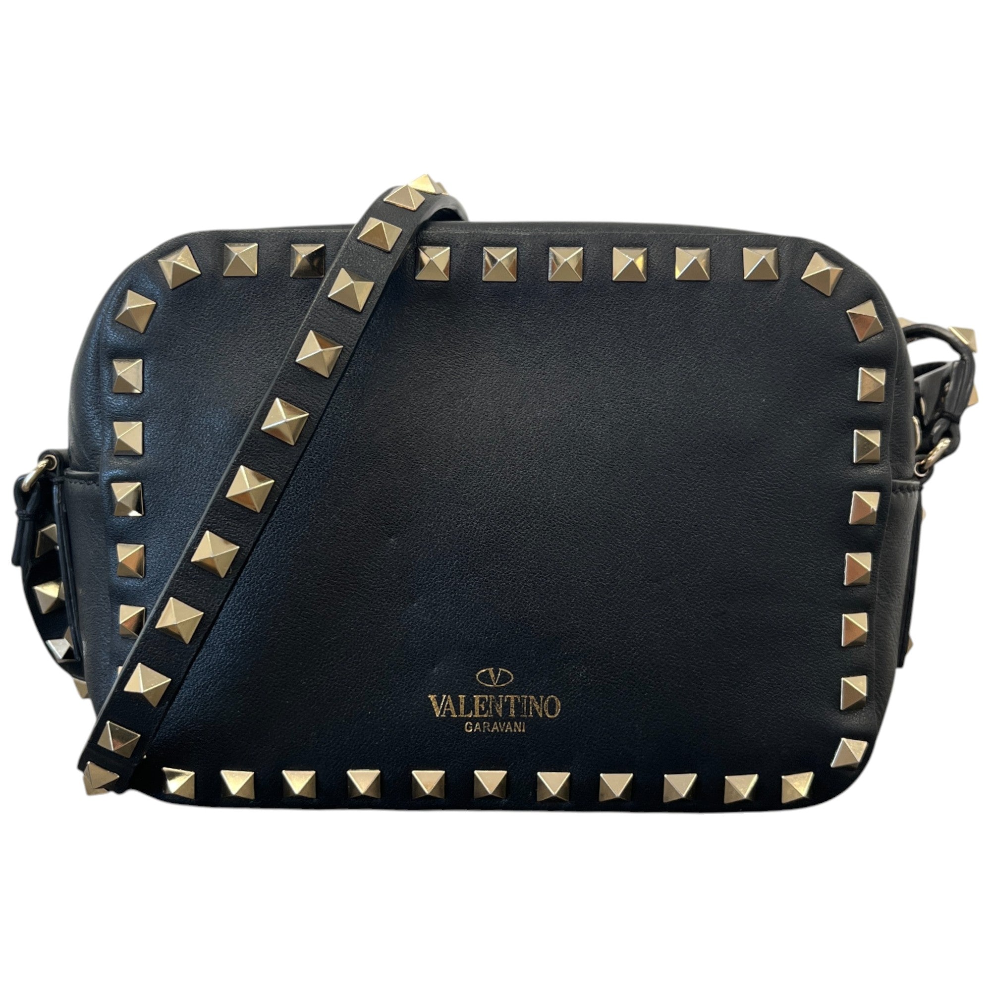 Women's Rockstud Handbag Black