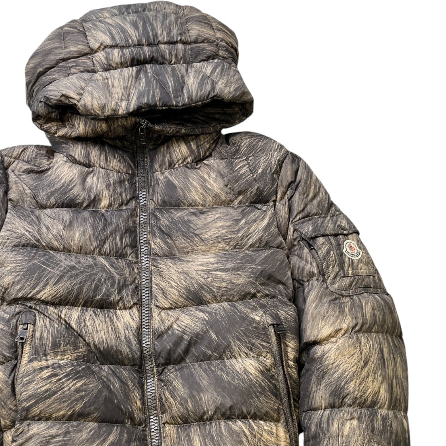 Men's Byron Down Jacket Brown Size 3 / L