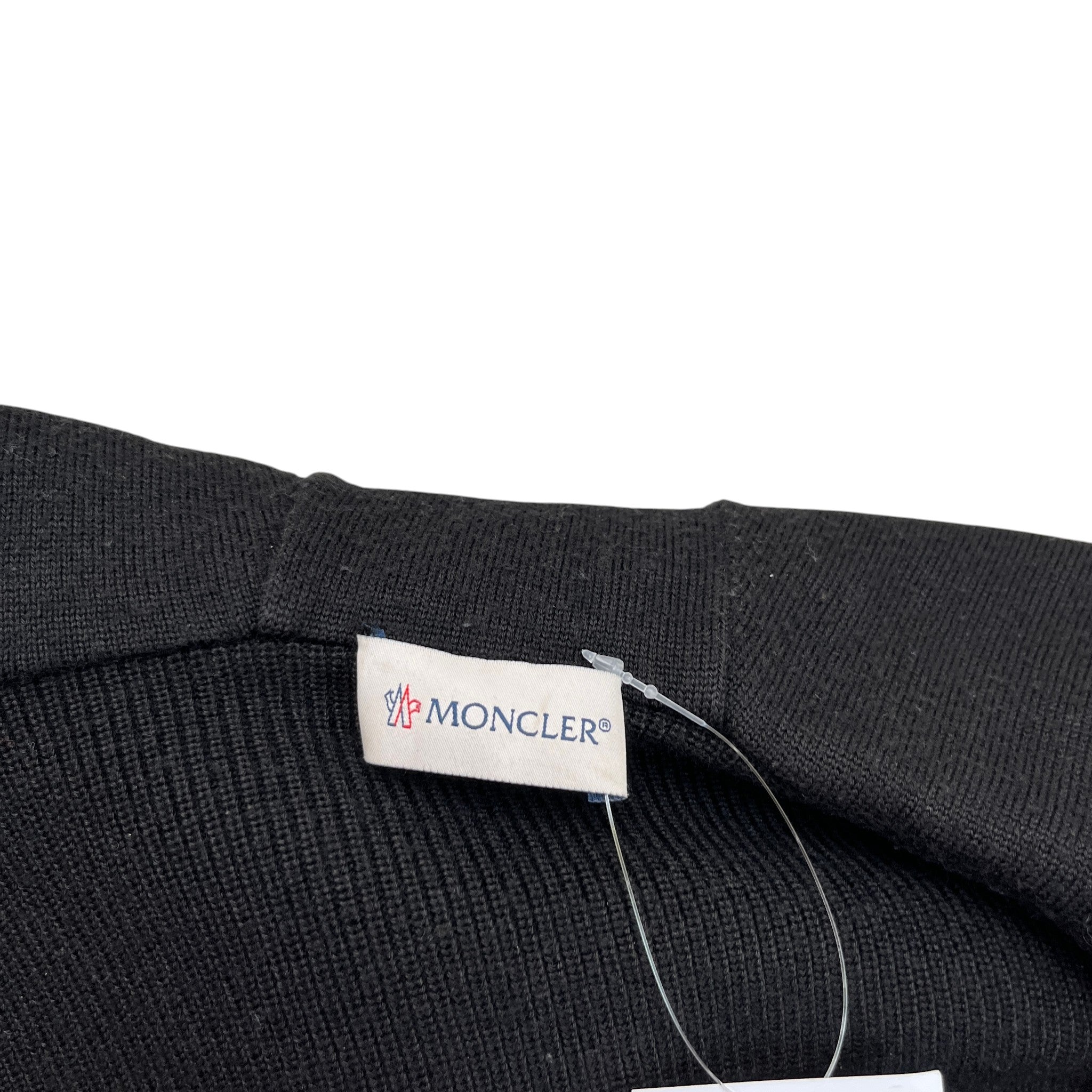 Men's Maglione Tricot Cardigan Jacket Black Size XL