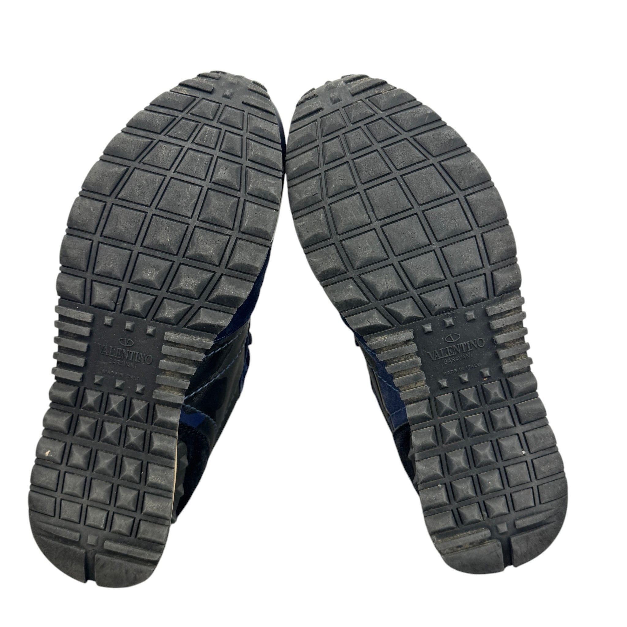 Men's Rockrunner Camouflage Low Trainers Navy Size EU 41 / UK 7
