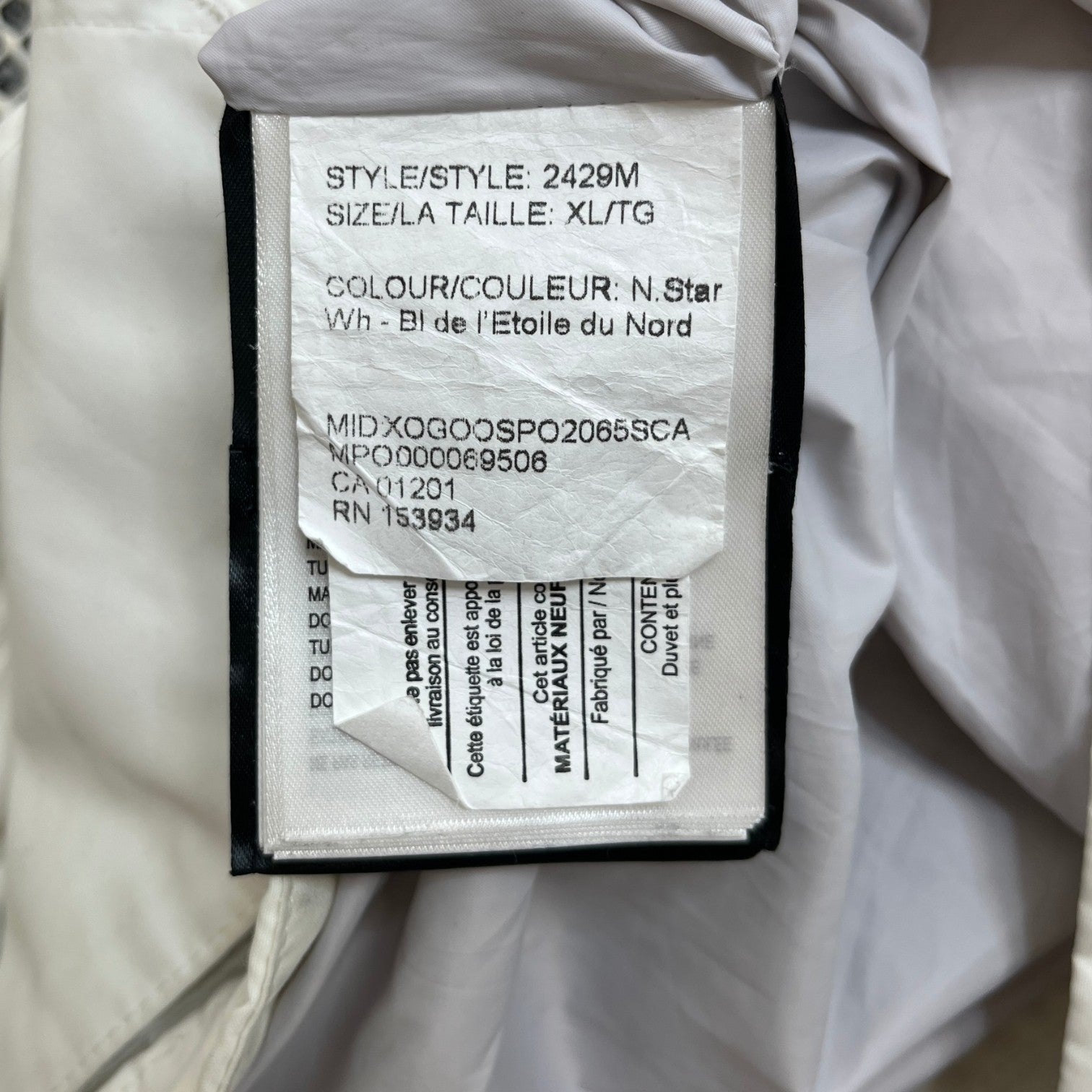 Men's Lockeport Jacket White Size XL