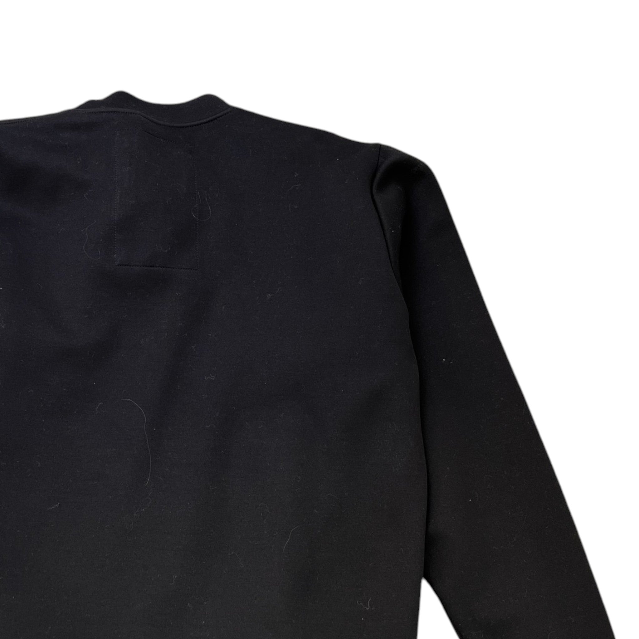Men's Plaque Logo Sweatshirt Black Size M
