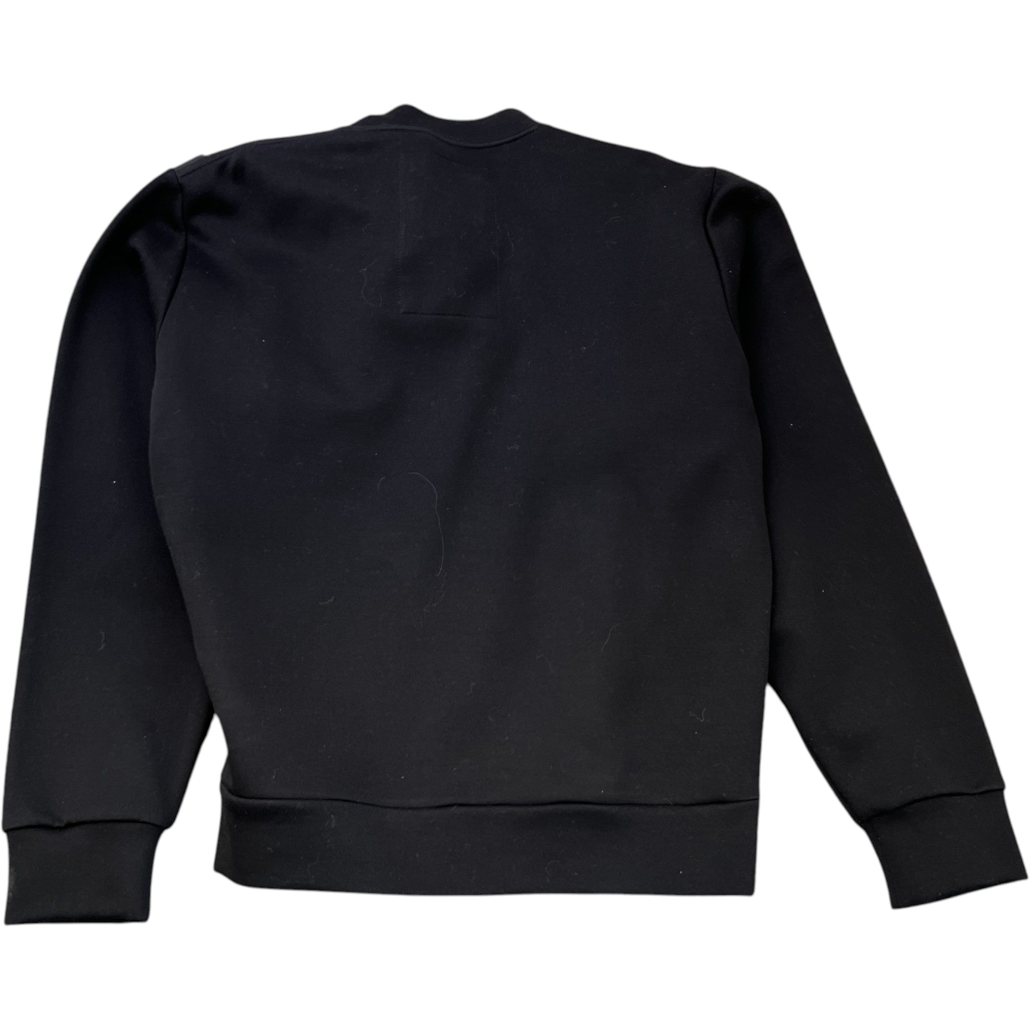 Men's Plaque Logo Sweatshirt Black Size M