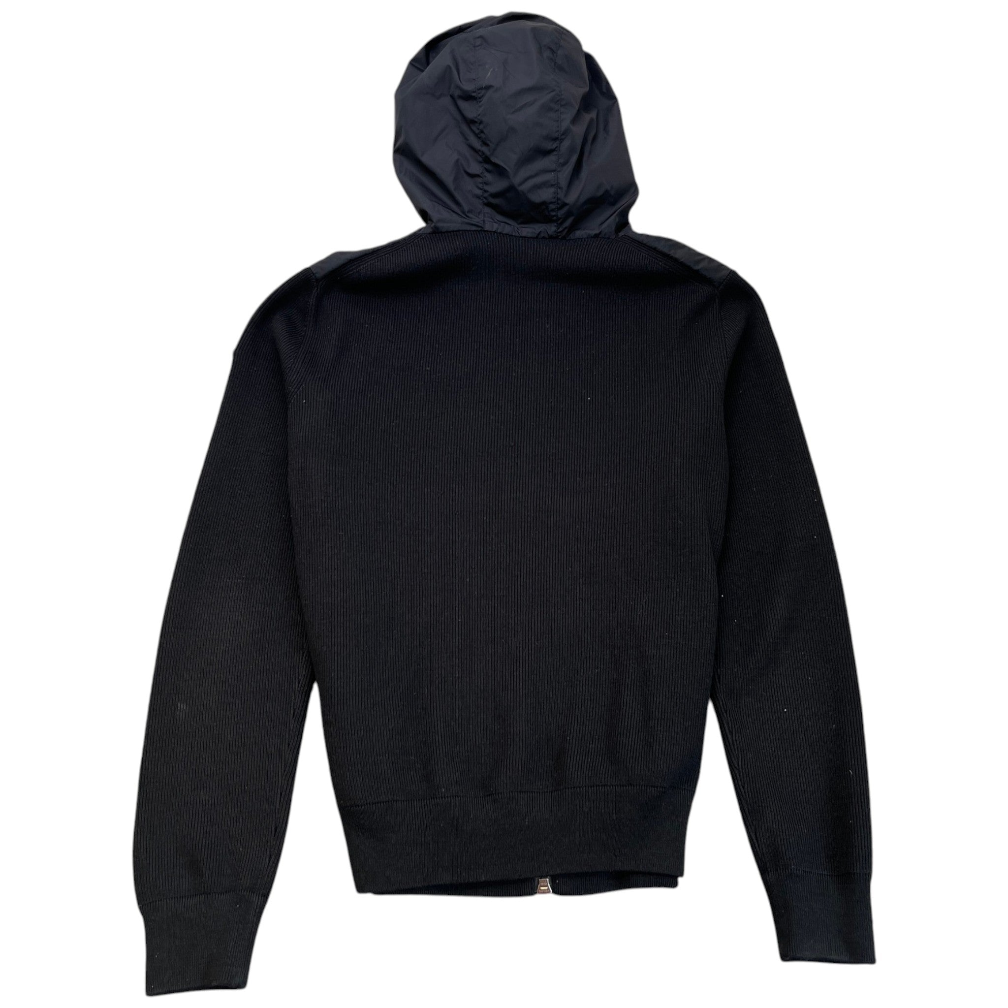 Men's Maglione Tricot Cardigan Jacket Black Size XL