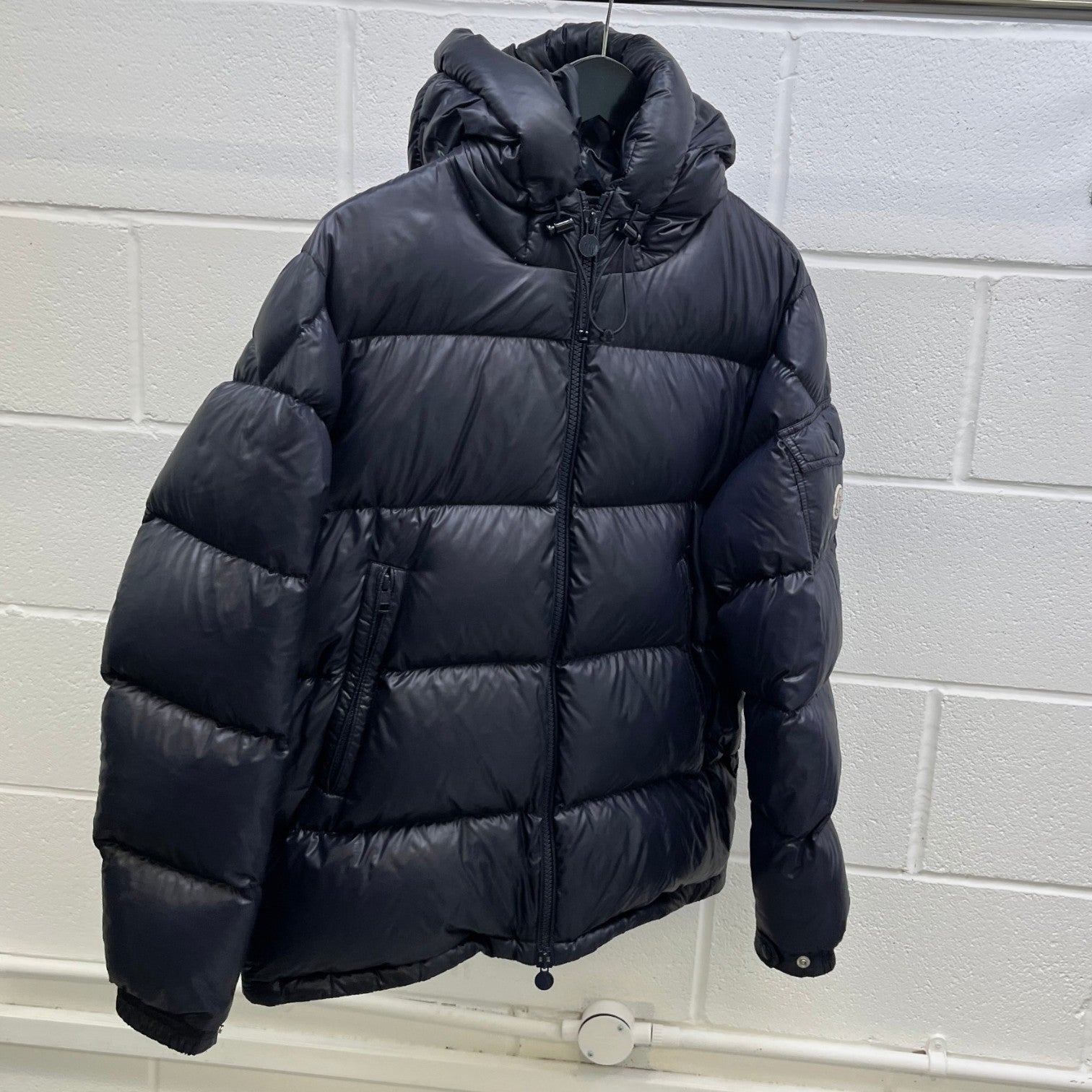 Men's Ecrins Hooded Down Jacket Navy Size 3 / L
