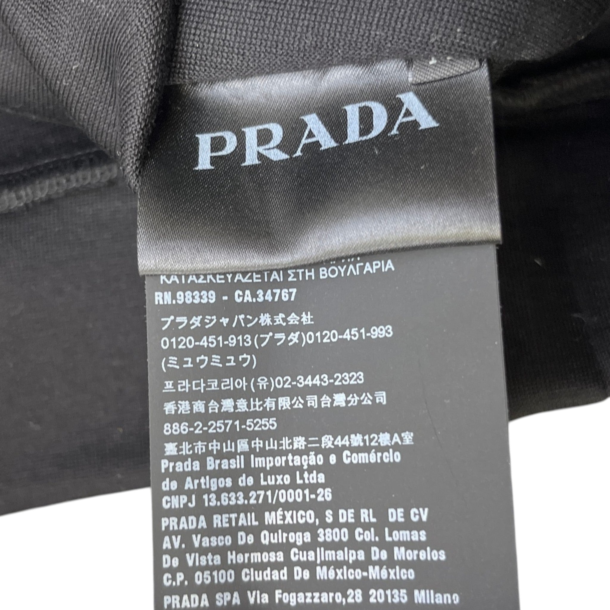 Men's Plaque Logo Sweatshirt Black Size M