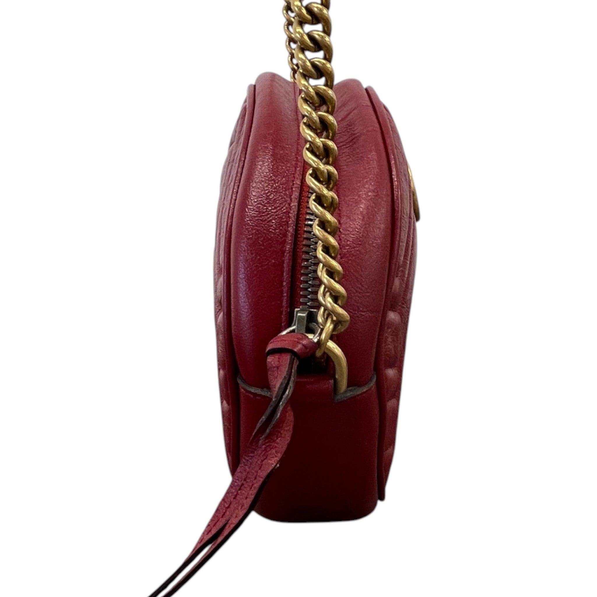 Women's Gg Marmont Round Bag Red