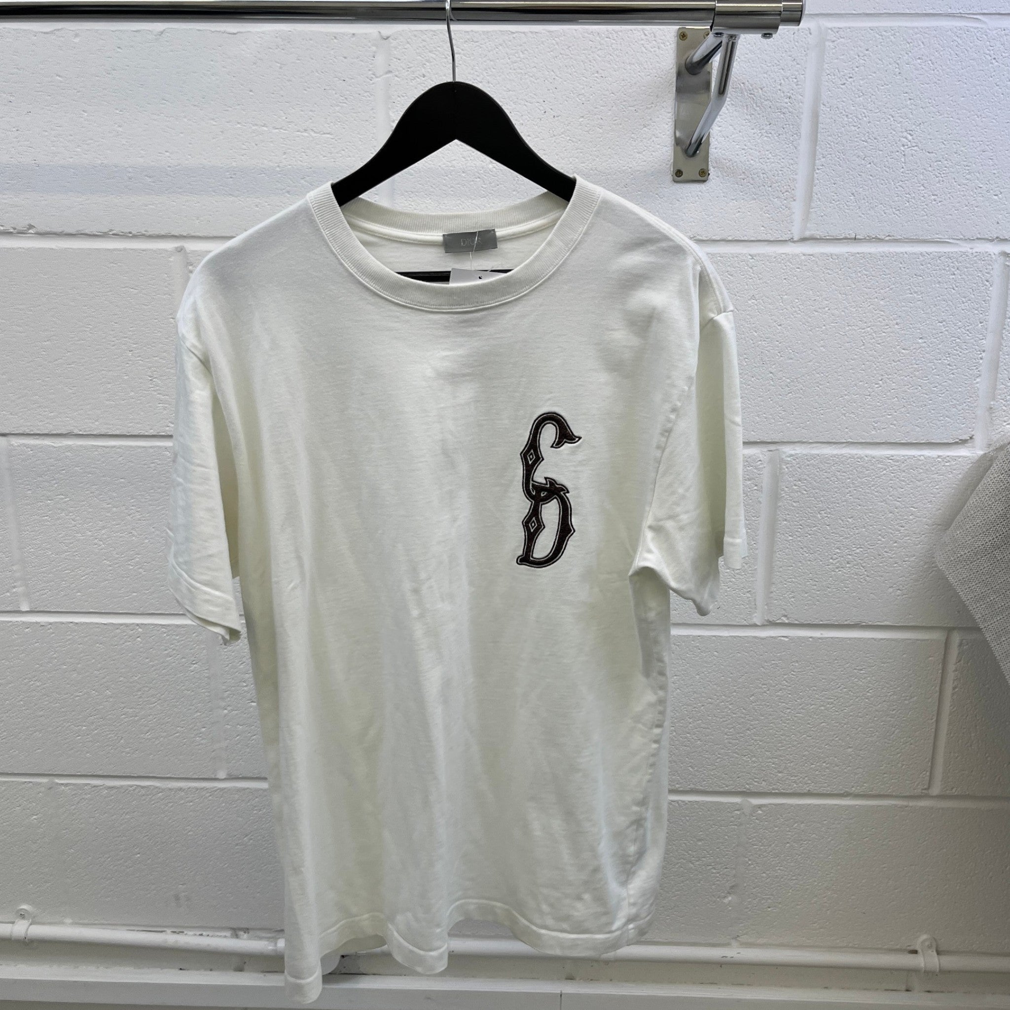 Men's Cd Diamond T-Shirt White Size L