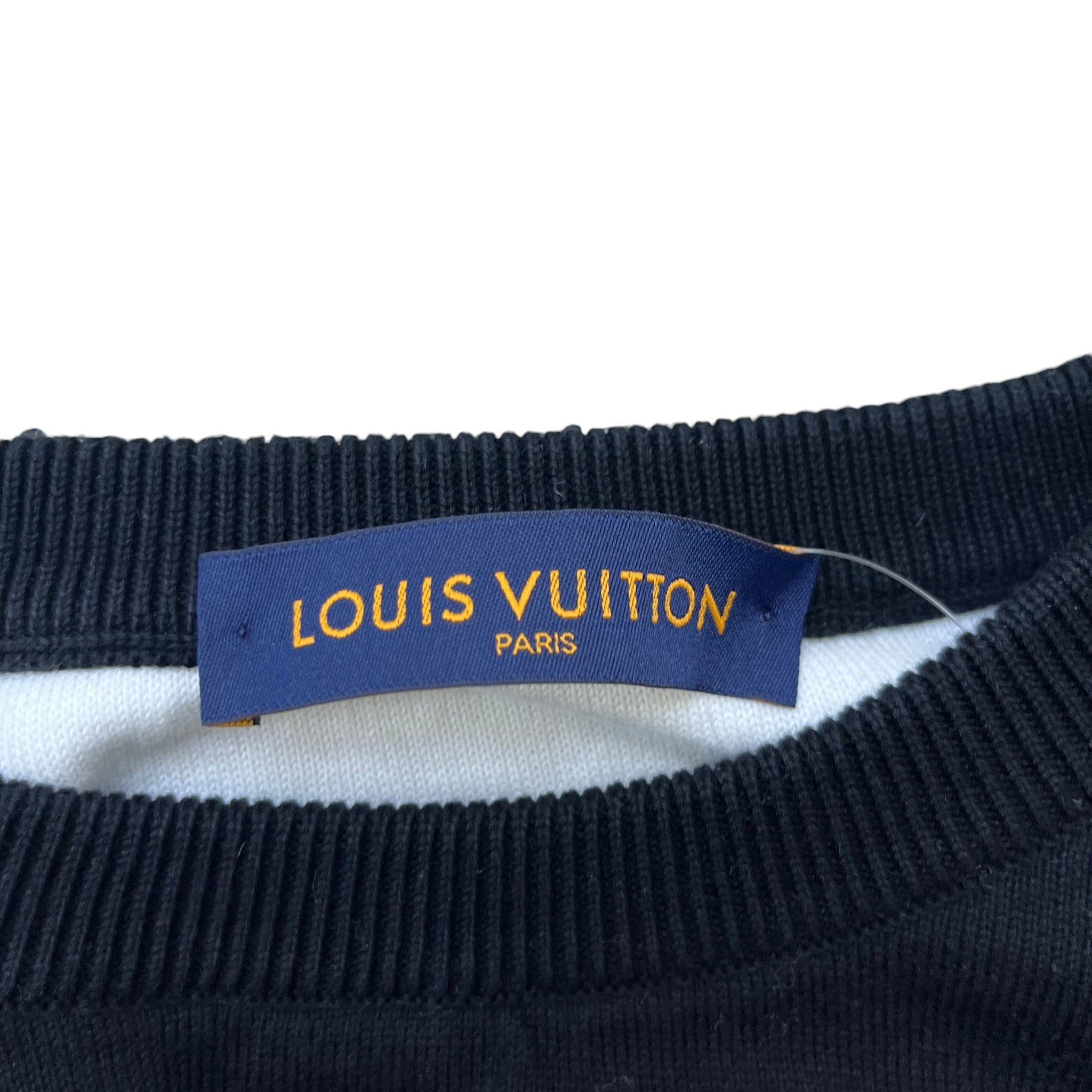 Men's Gradient Monogram Sweatshirt Black Size M