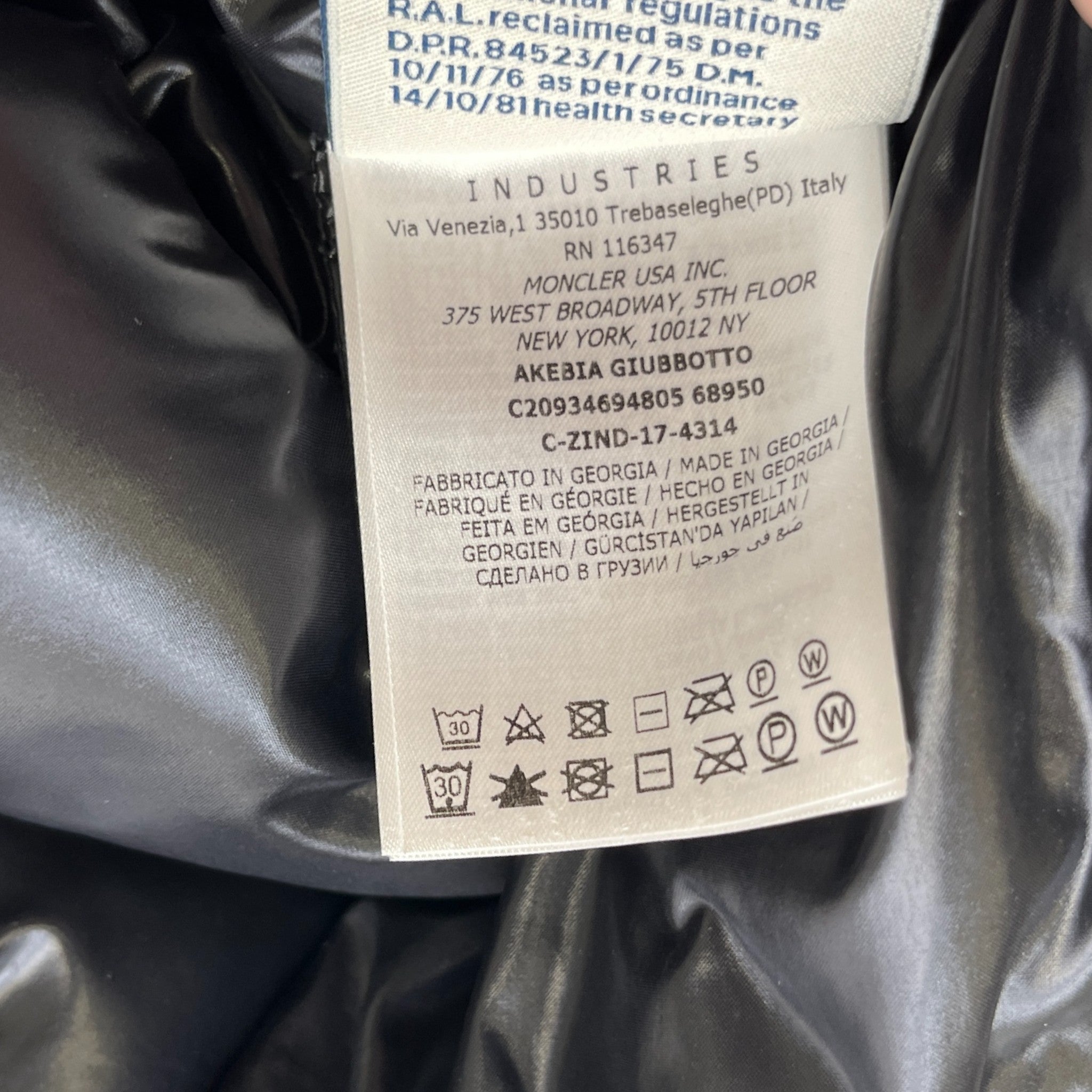 Women's Akebia Down Jacket Black Size 4 / UK 16