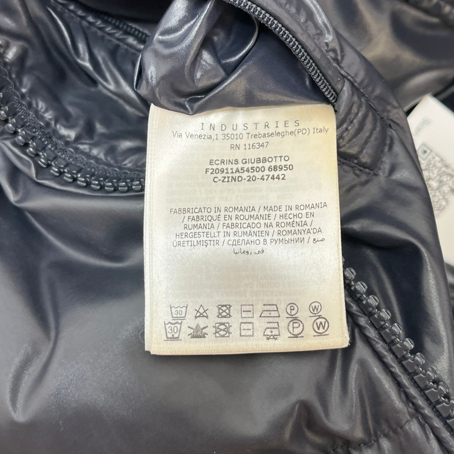 Men's Ecrins Hooded Down Jacket Navy Size 3 / L