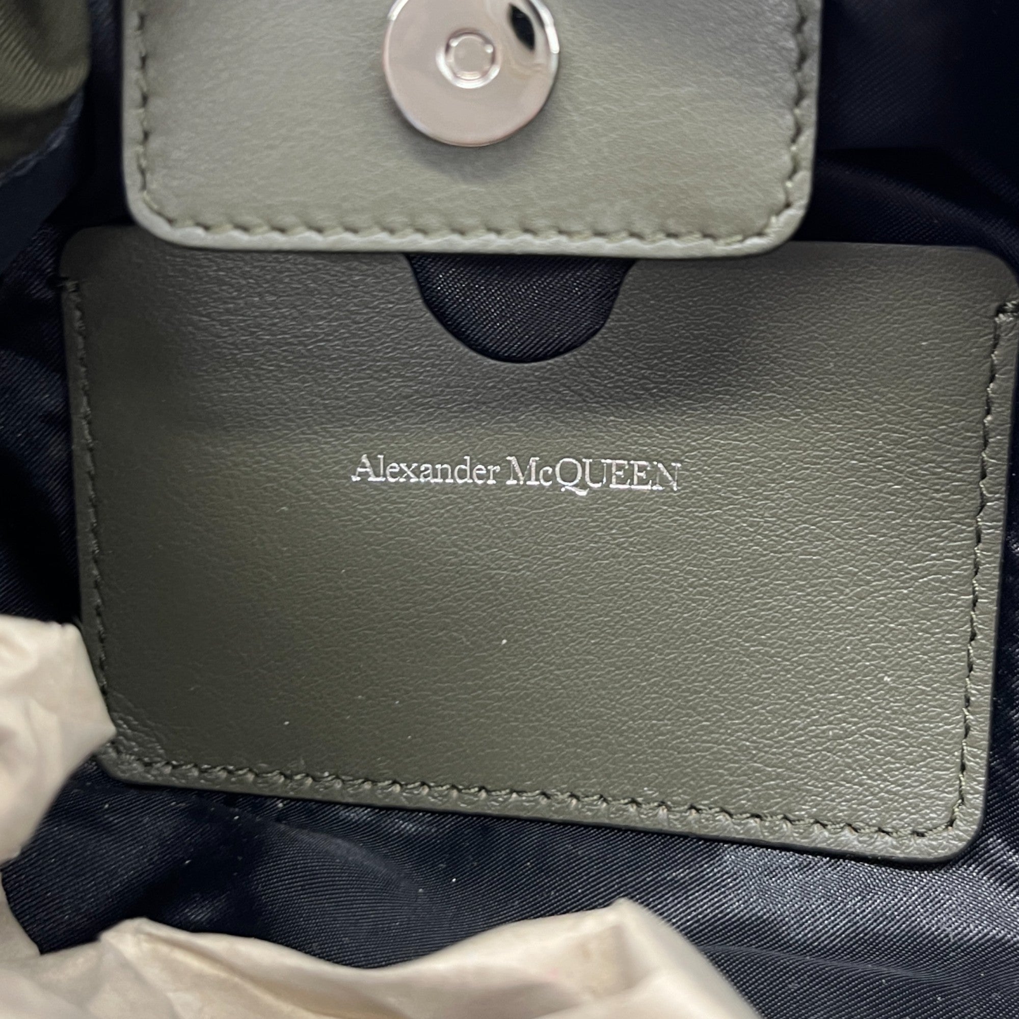 Women's Graffiti Logo Print Bag Khaki