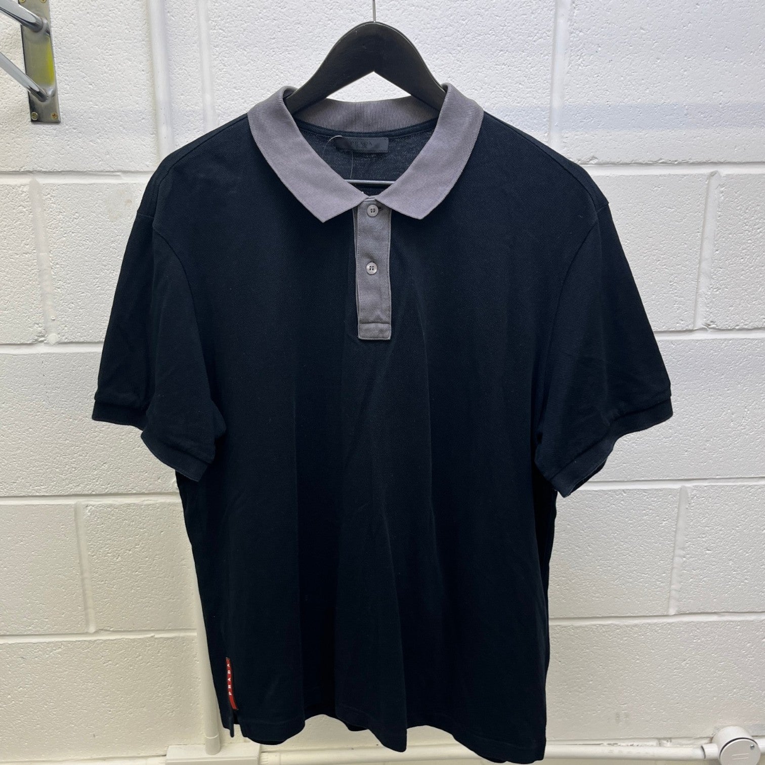 Men's Linea Rossa Polo Shirt Black Size XXXL