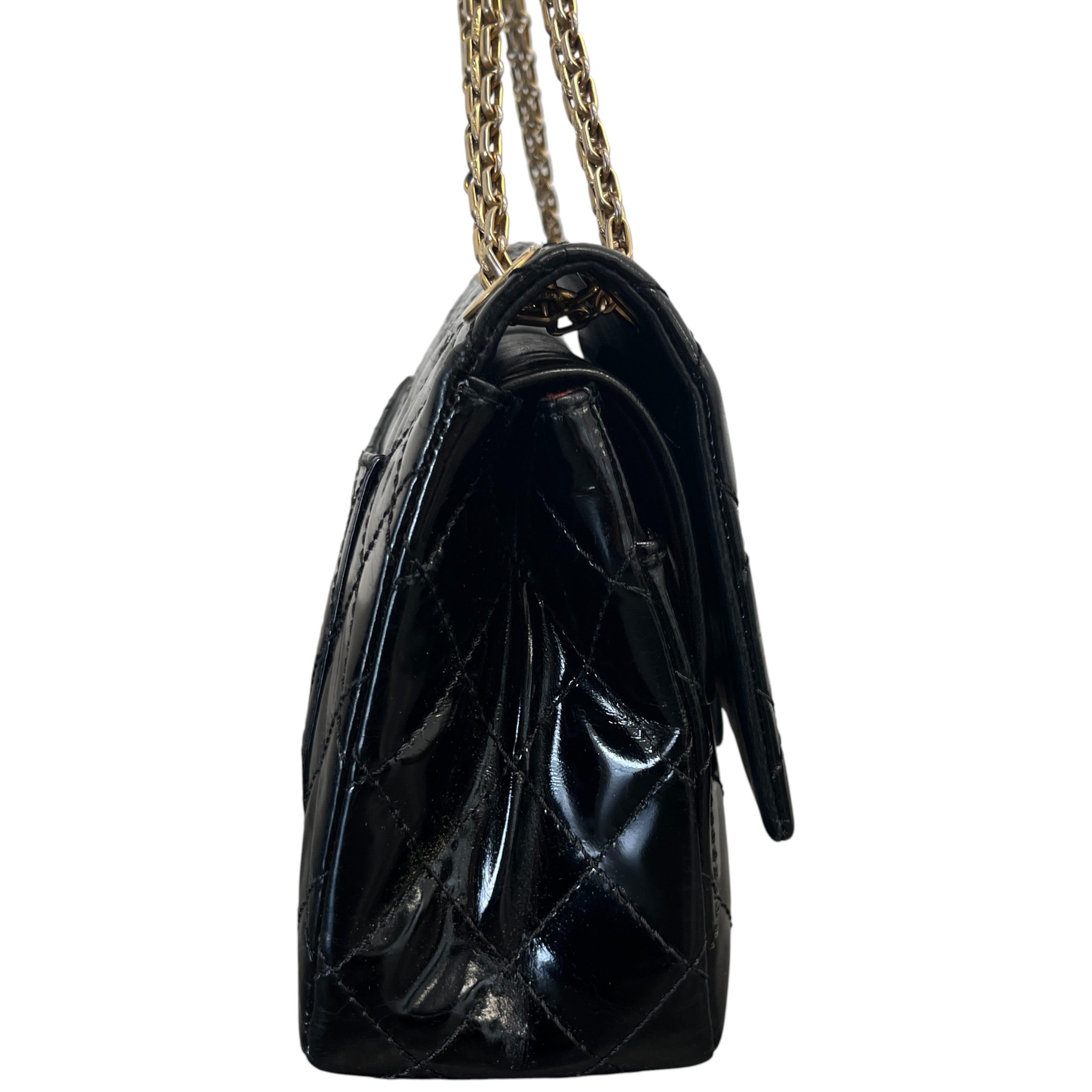 Women's 2.55 Reissue Flap Patent Bag Black