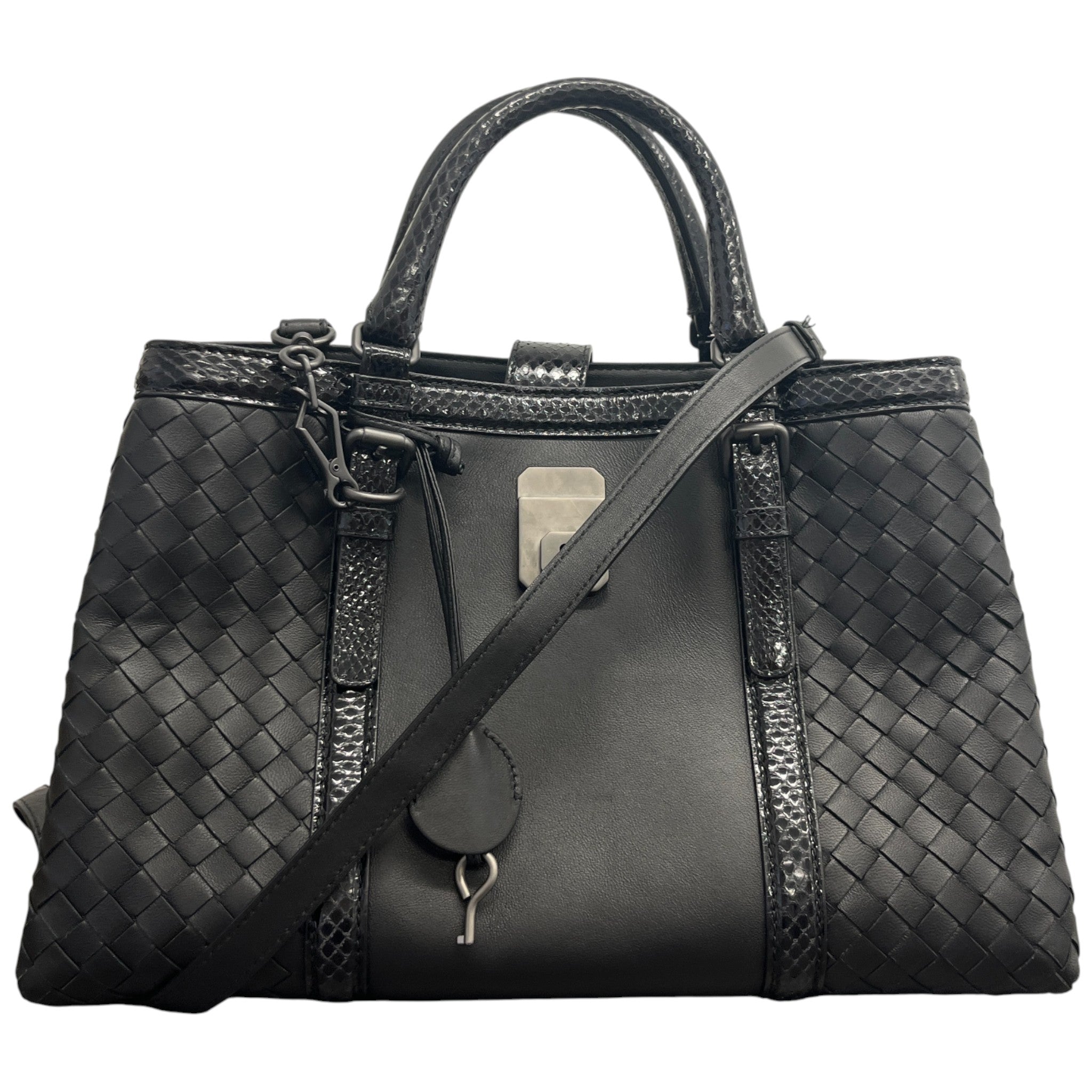 Women's Veneta Roma Small Handbag Black