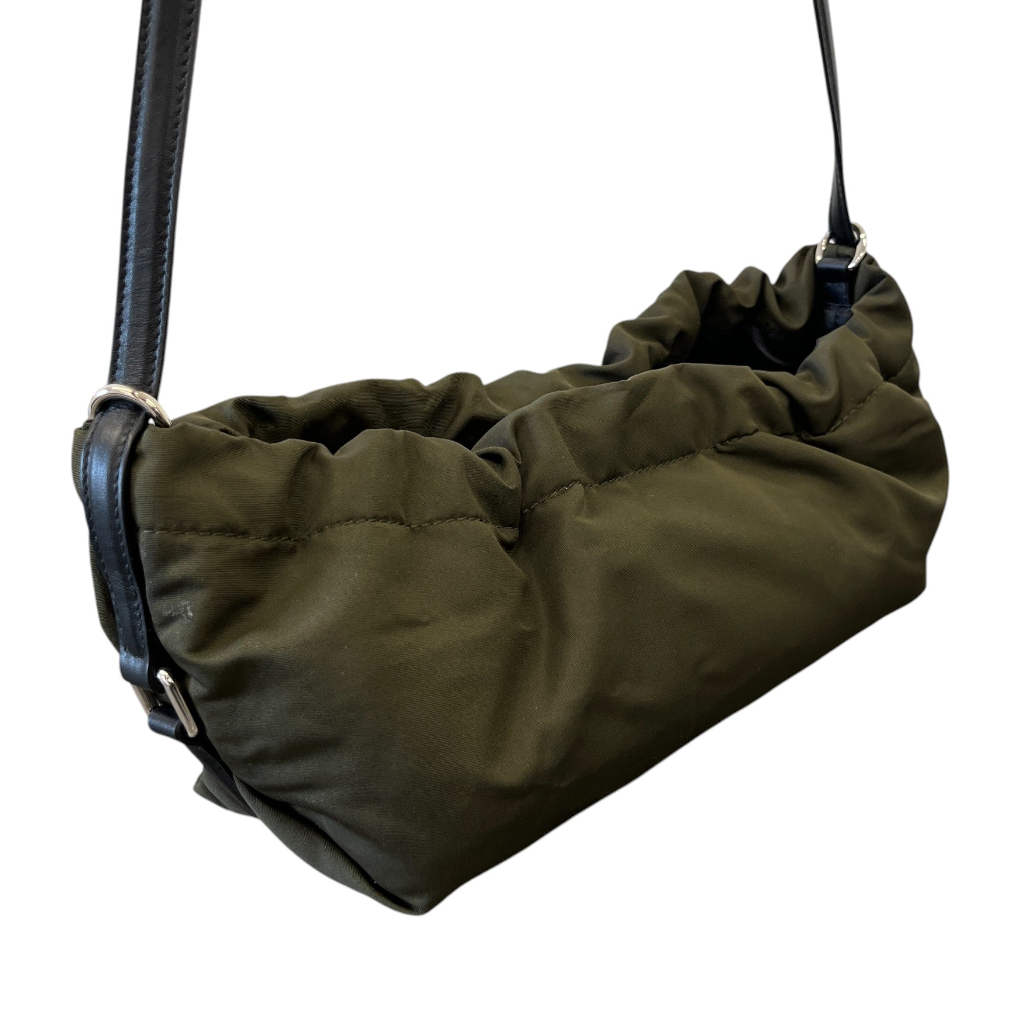 Women's Graffiti Logo Print Bag Khaki