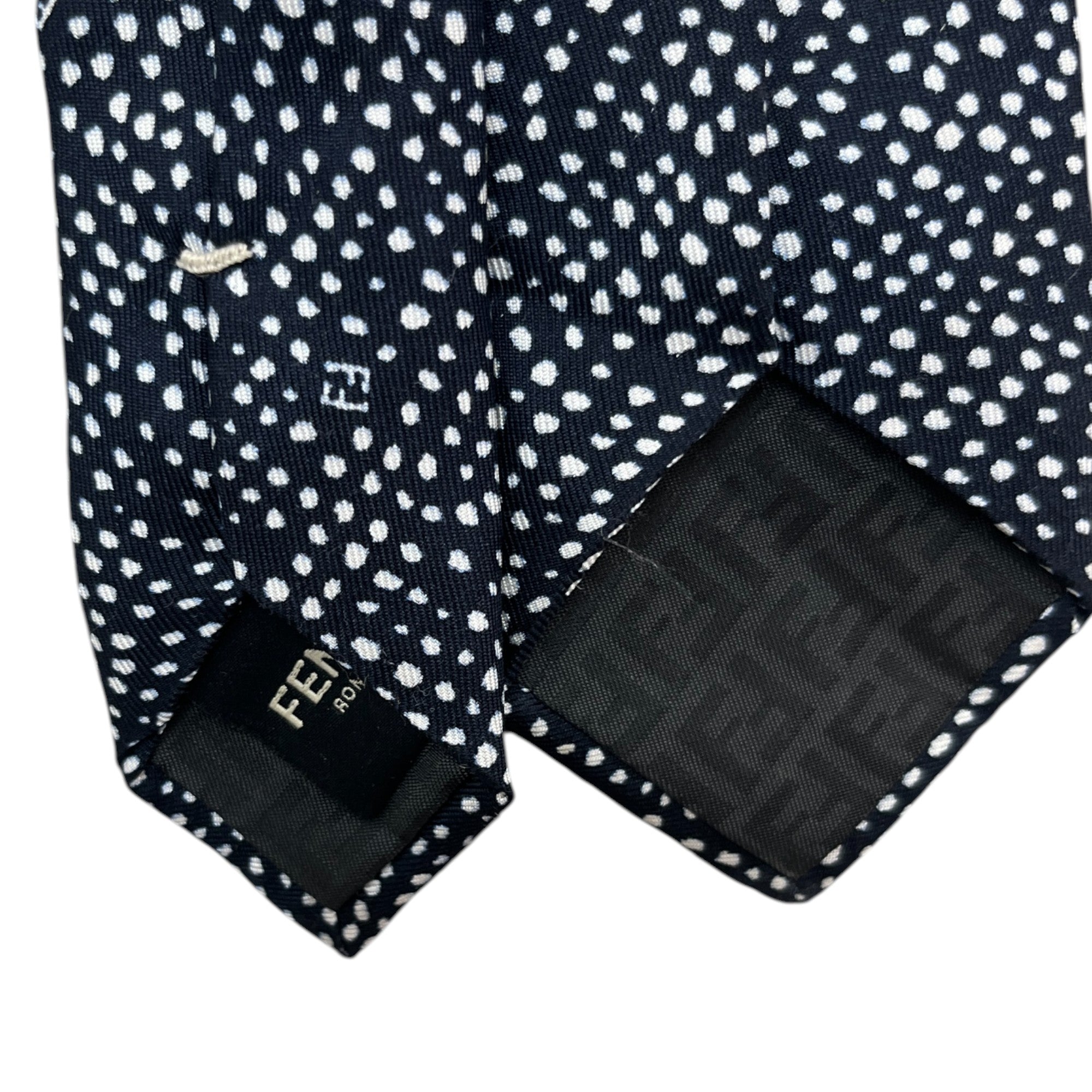 Men's Polkadot Tie Black