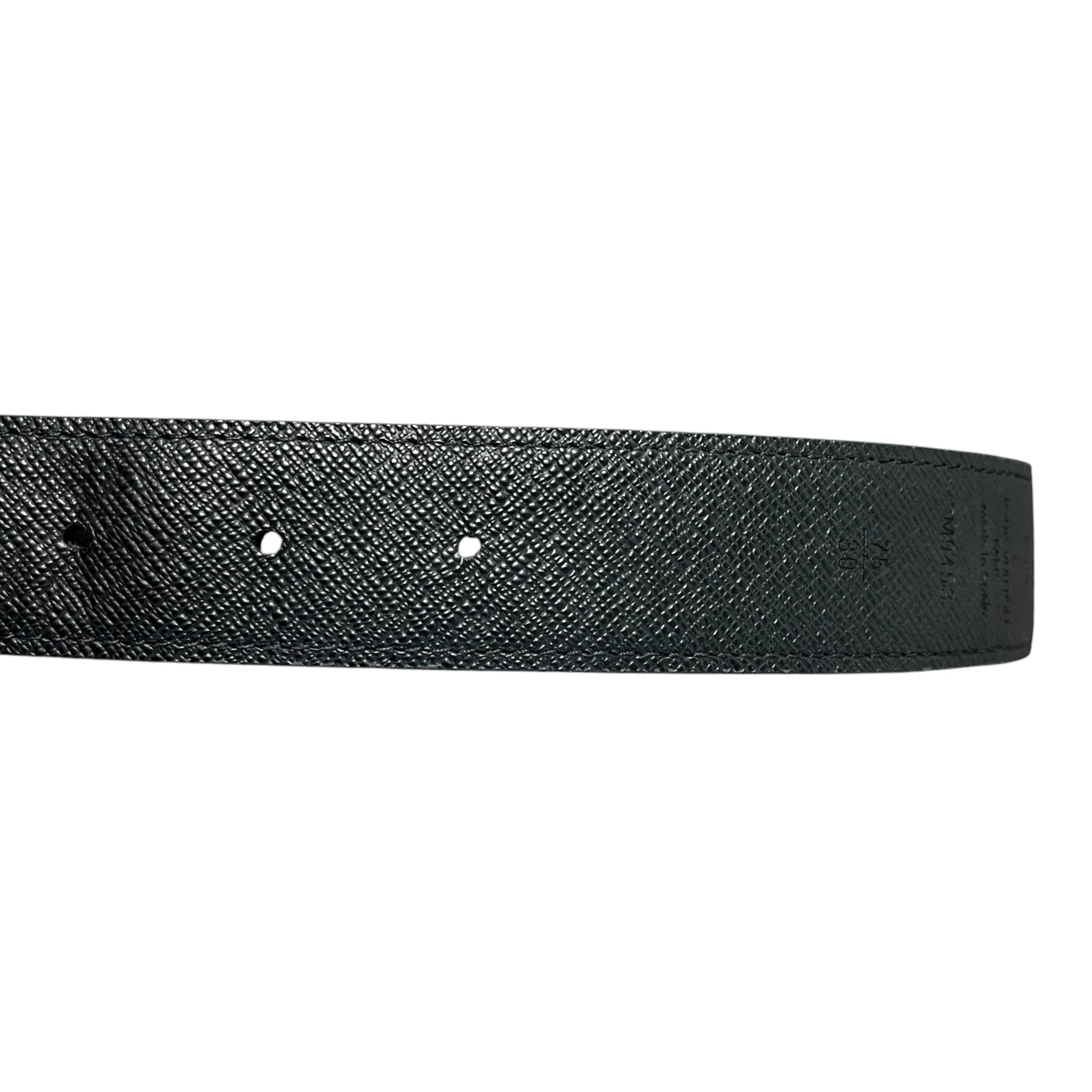Women's Reversible Lv Initials Belt Black Size Waist 30"