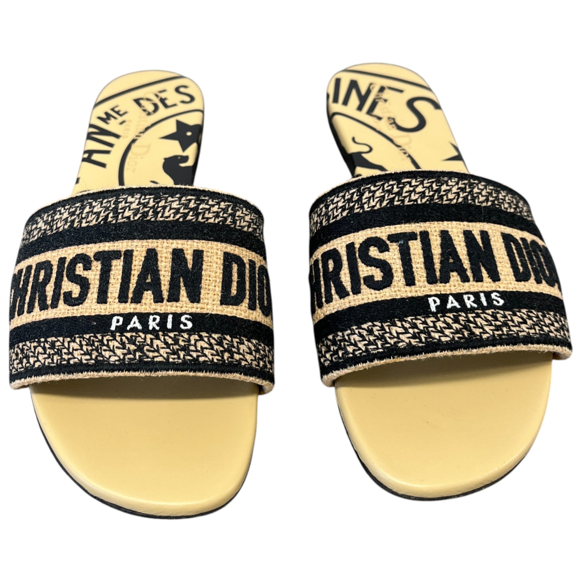 Women's Dway Slides Beige Size EU 36.5 / UK 3.5