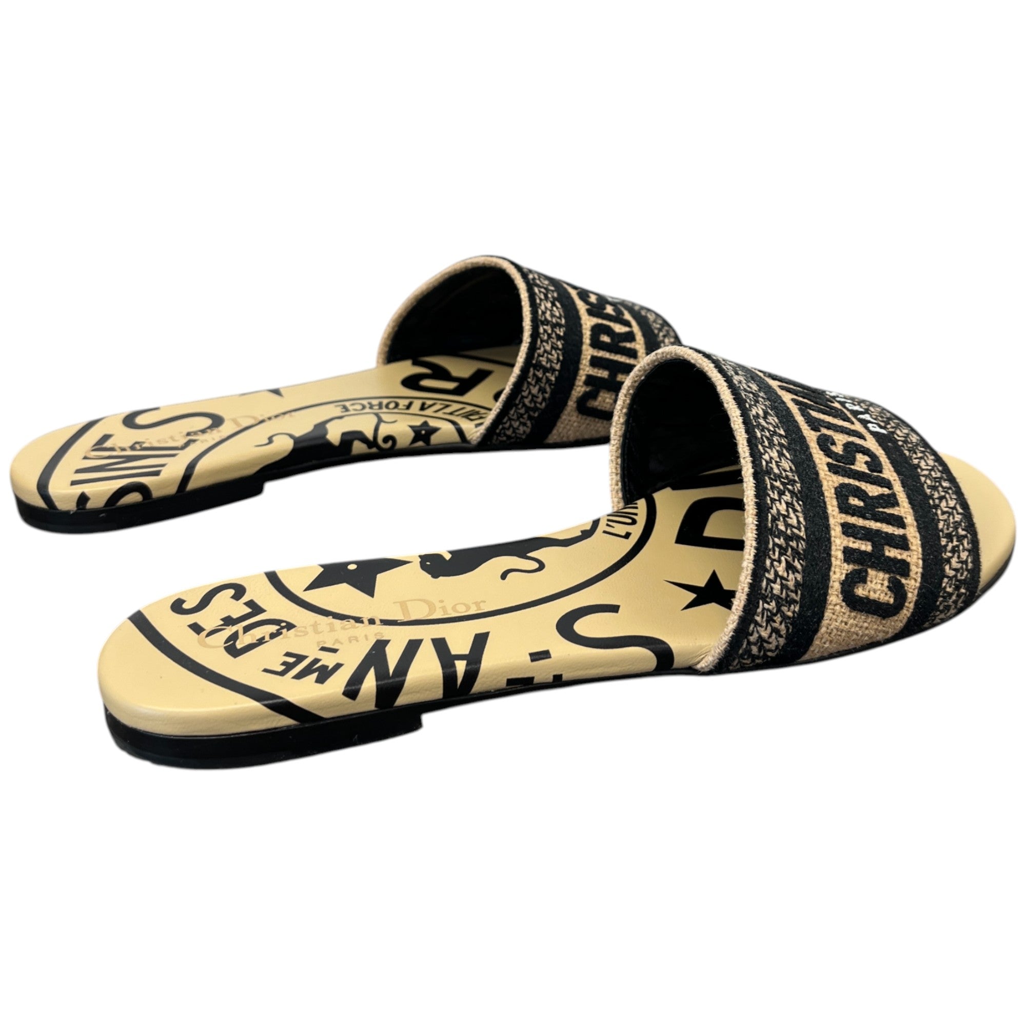 Women's Dway Slides Beige Size EU 36.5 / UK 3.5