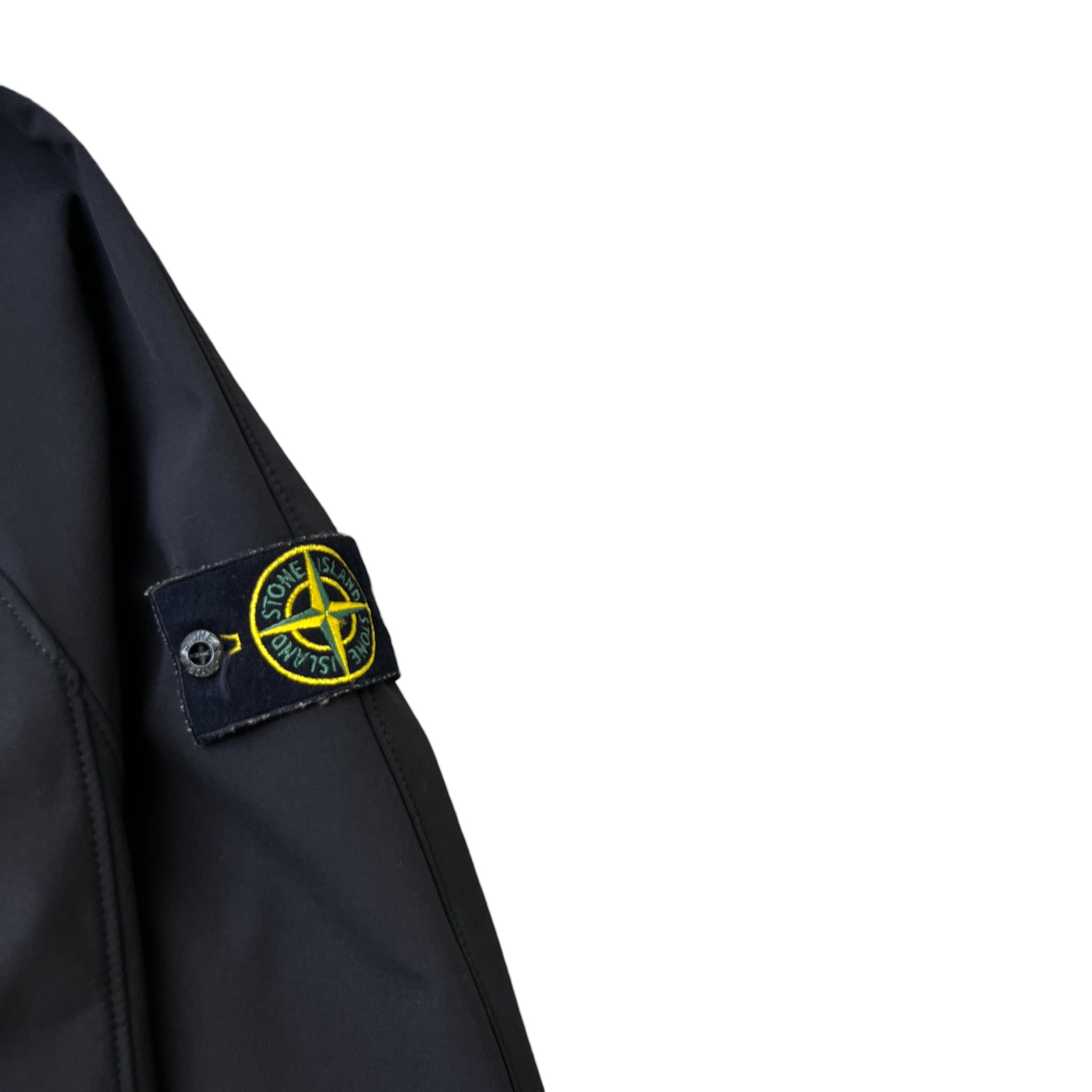 Men's Applique Logo Jacket Black Size L