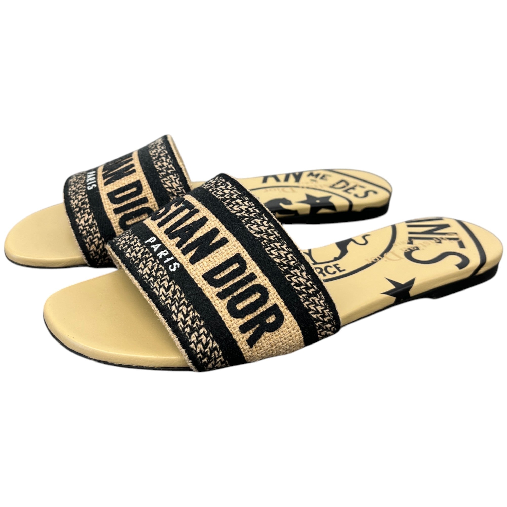 Women's Dway Slides Beige Size EU 36.5 / UK 3.5